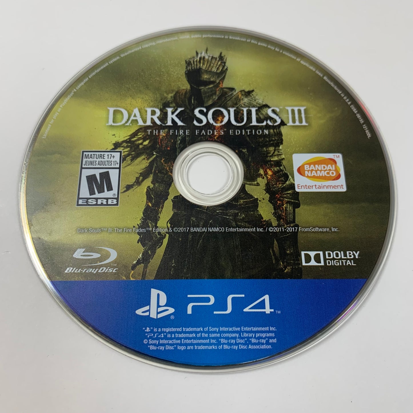 Dark Souls III: The Fire Fades Edition (Sony PlayStation 4 PS4, 2017)