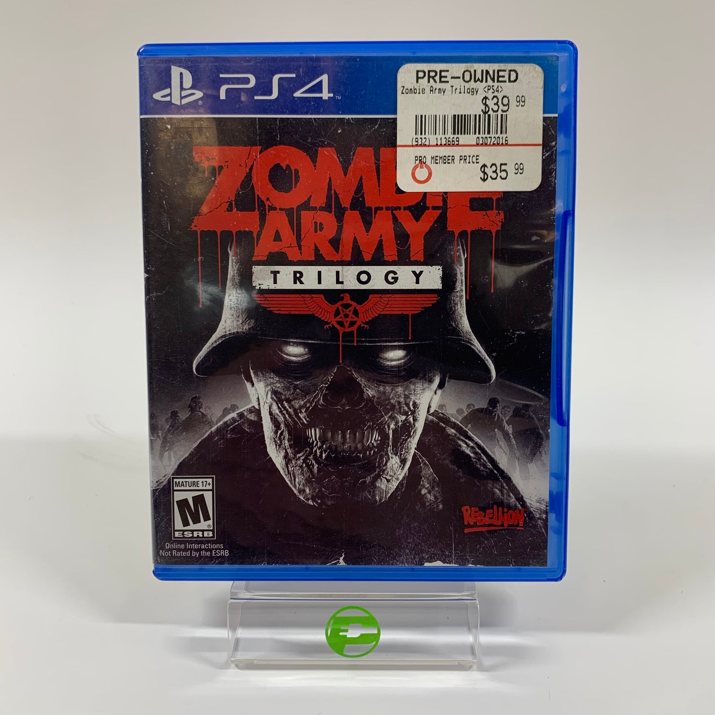 Zombie Army Trilogy (Sony PlayStation 4 PS4, 2015)