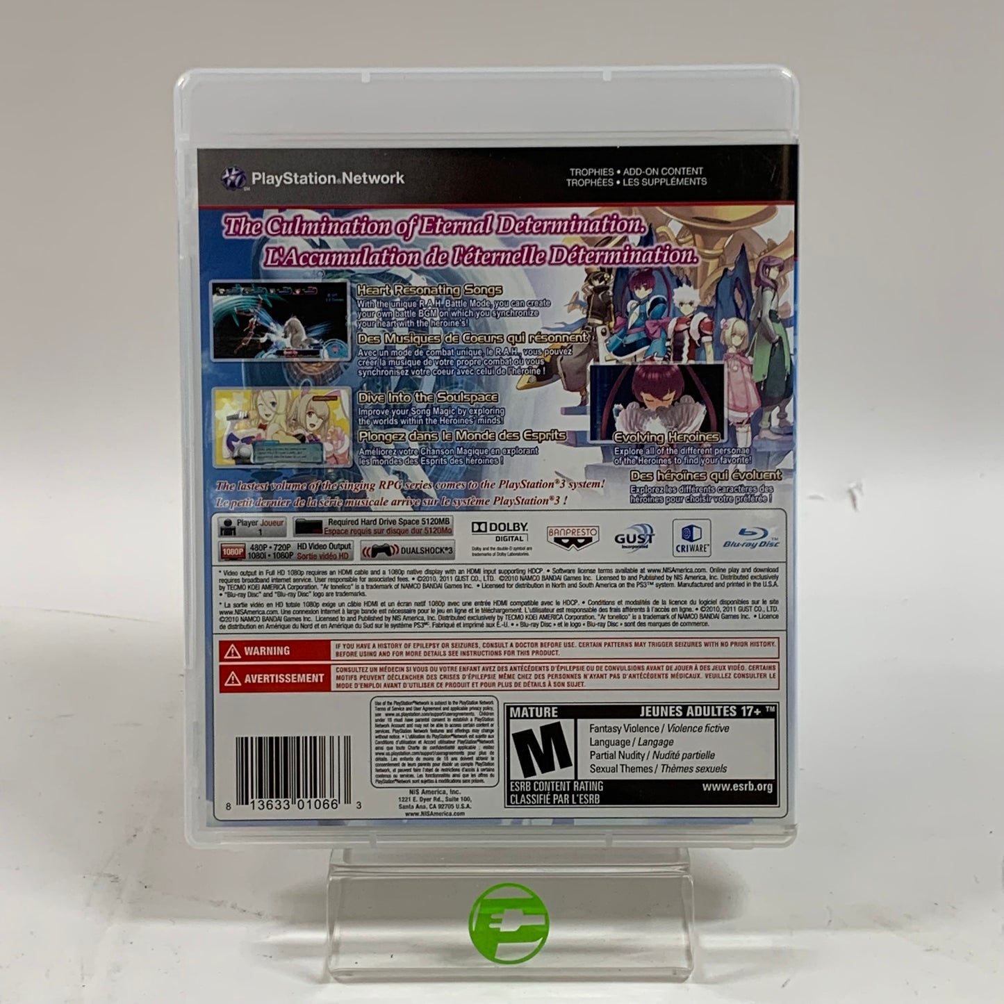 Ar Tonelico Qoga: Knell of Ar Ciel (Sony PlayStation 3 PS3, 2011)