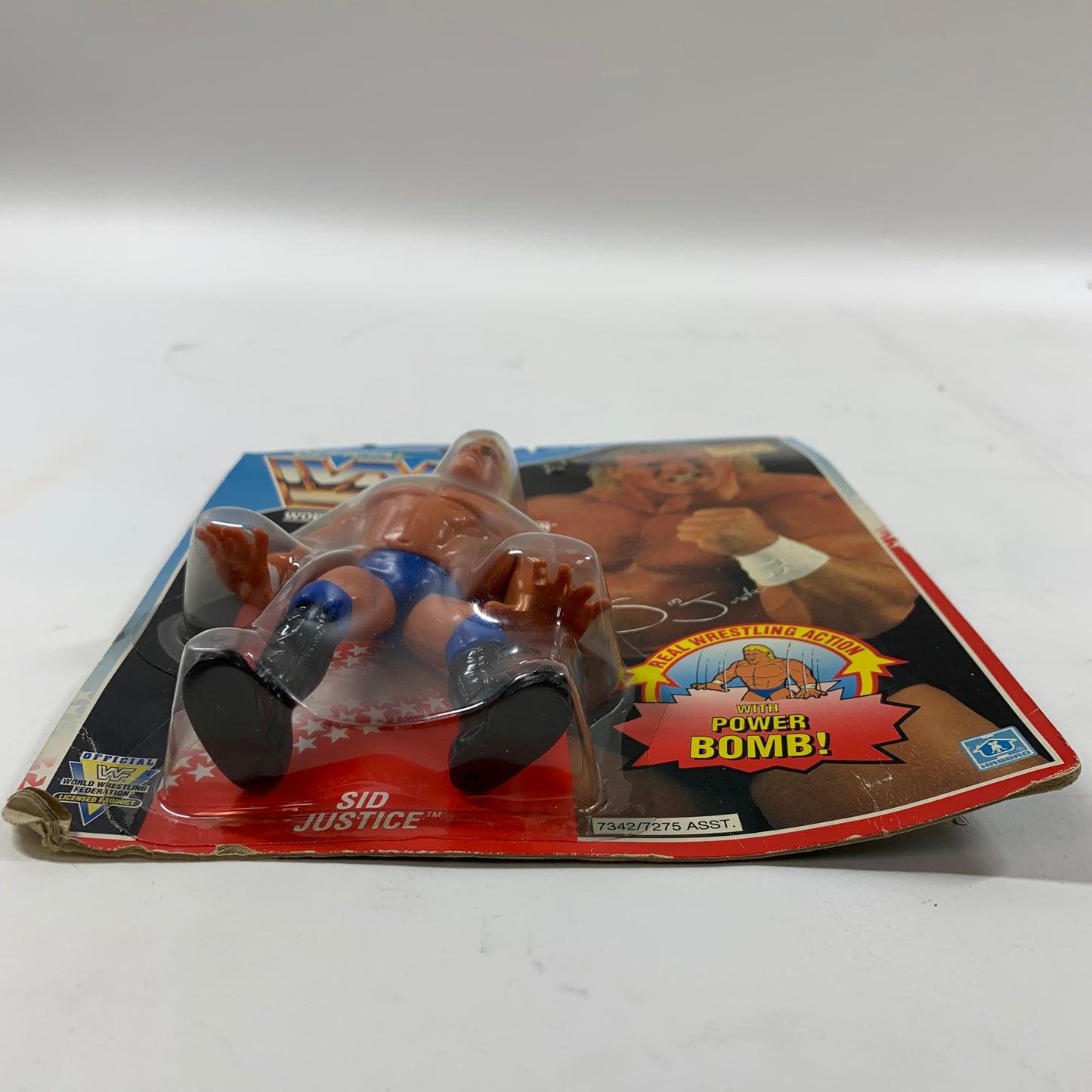 WWF Sid Vicious Justice Hasbro Wrestling Figure WWE Blue Card Series 5 7342/7275