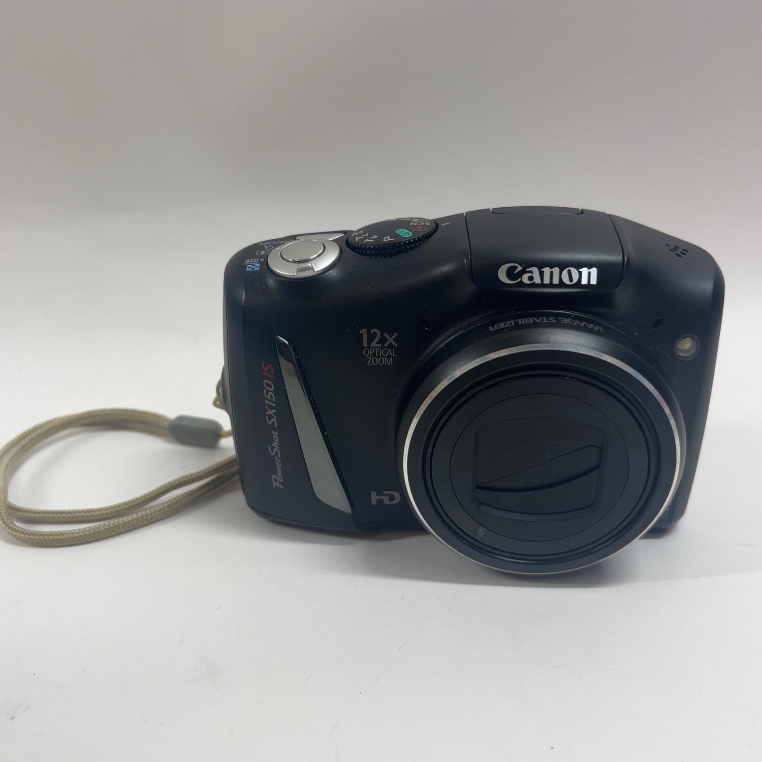 Broken Canon PowerShot SX150 IS Super Zoom Bridge Camera