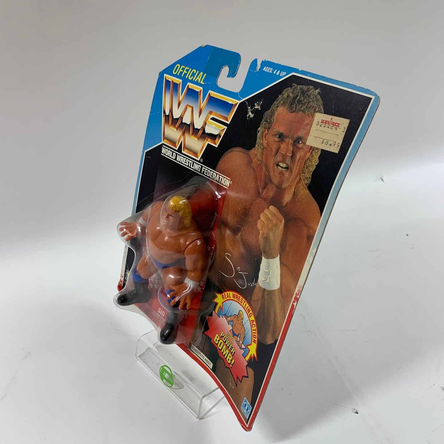WWF Sid Vicious Justice Hasbro Wrestling Figure WWE Blue Card Series 5 7342/7275