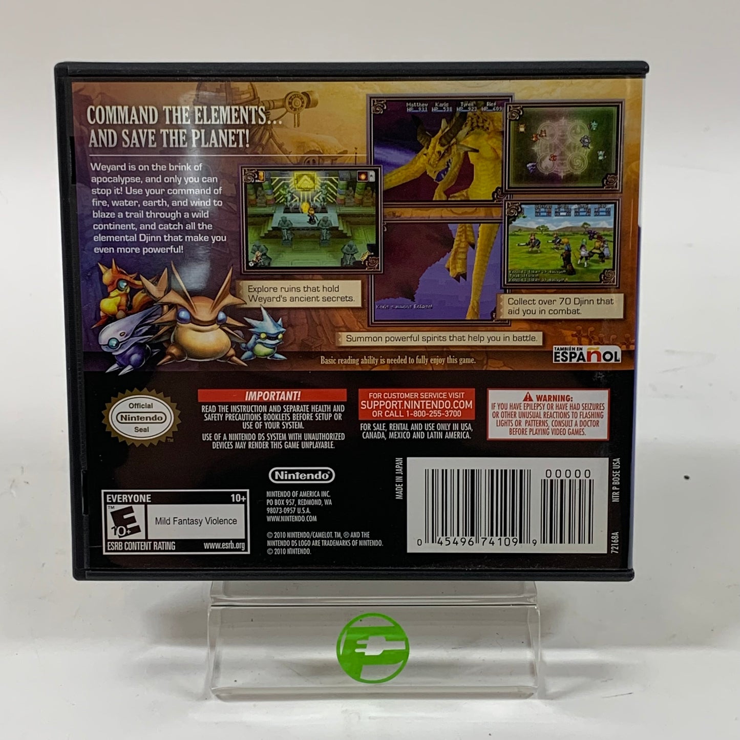 Golden Sun: Dark Dawn (Nintendo DS, 2010)