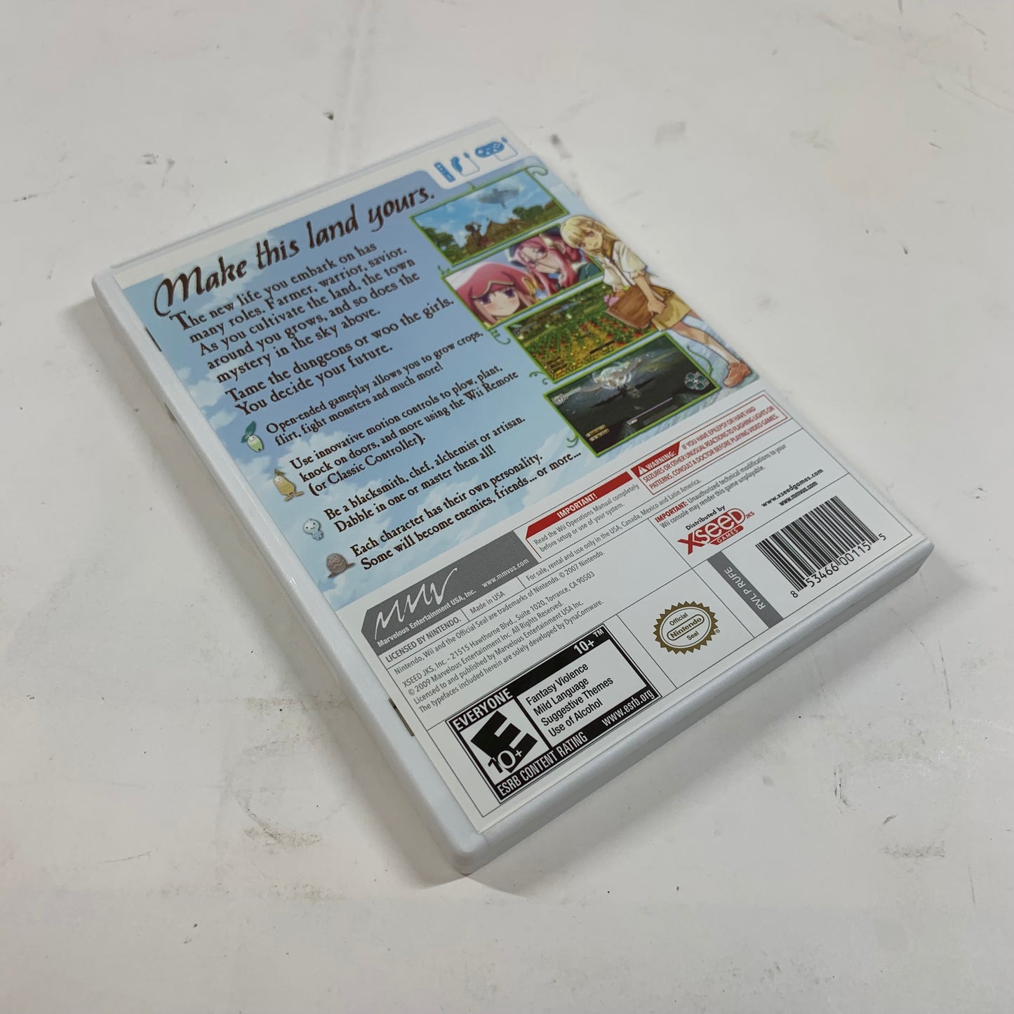 Rune Factory: Frontier (Nintendo Wii, 2009)