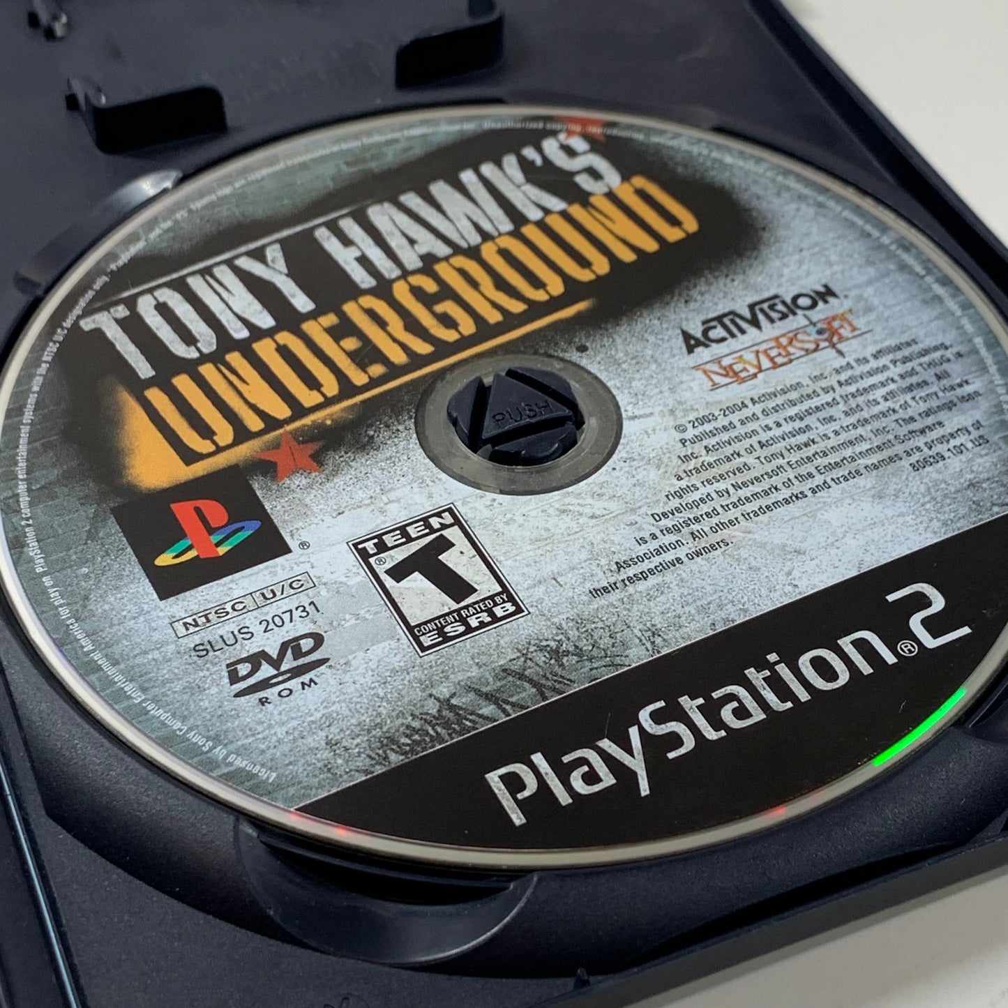 Tony Hawk Underground (Sony PlayStation 2 PS2, 2003)