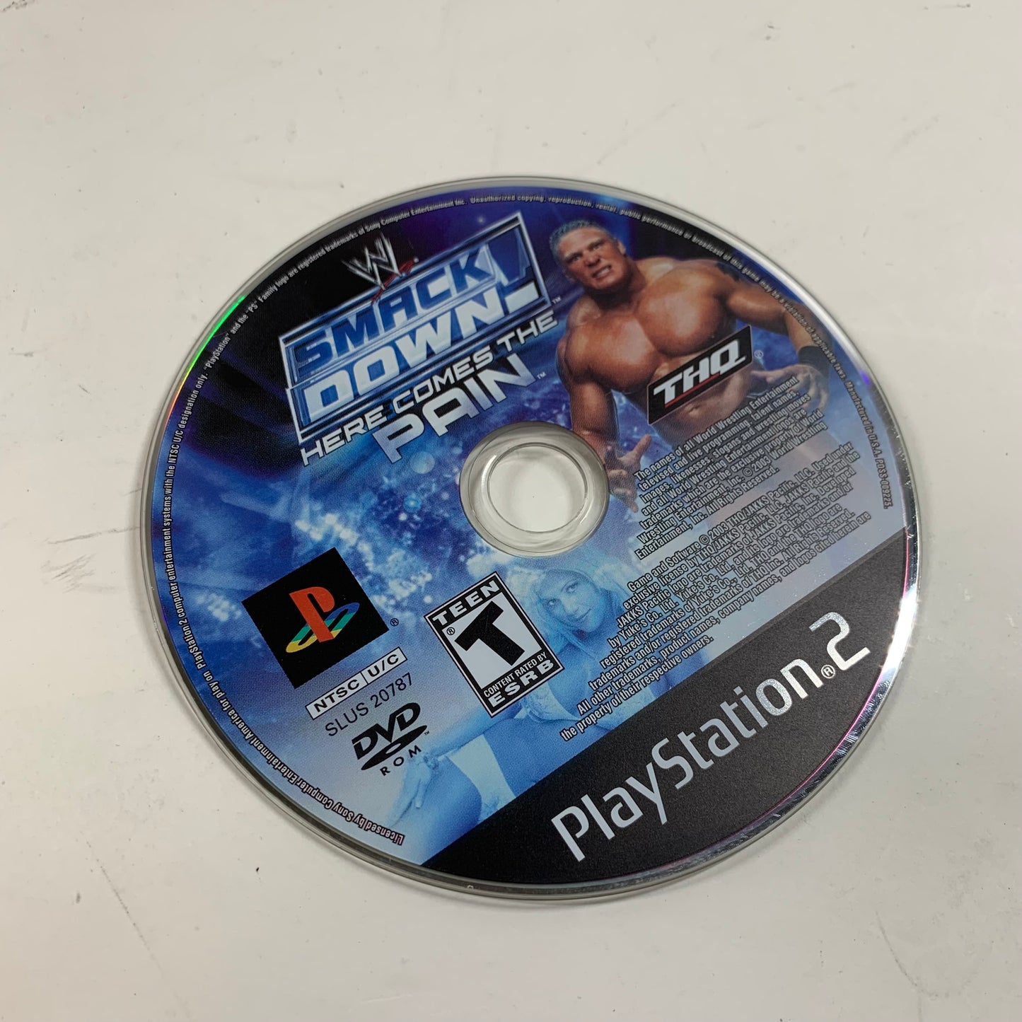 WWE Smackdown Here Comes the Pain (Sony PlayStation 2 PS2, 2003)