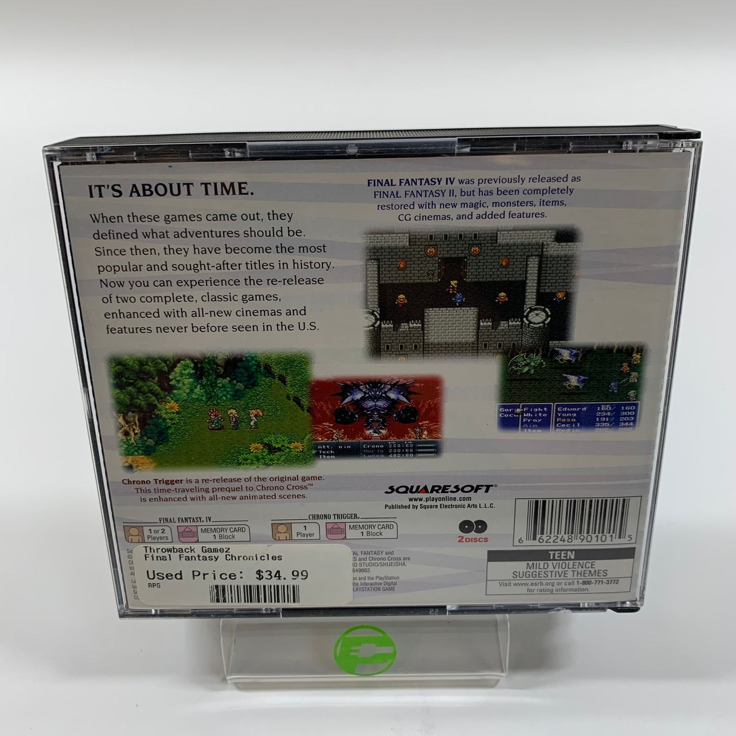 Final Fantasy Chronicles (Sony PlayStation 1 PS1, 2001)