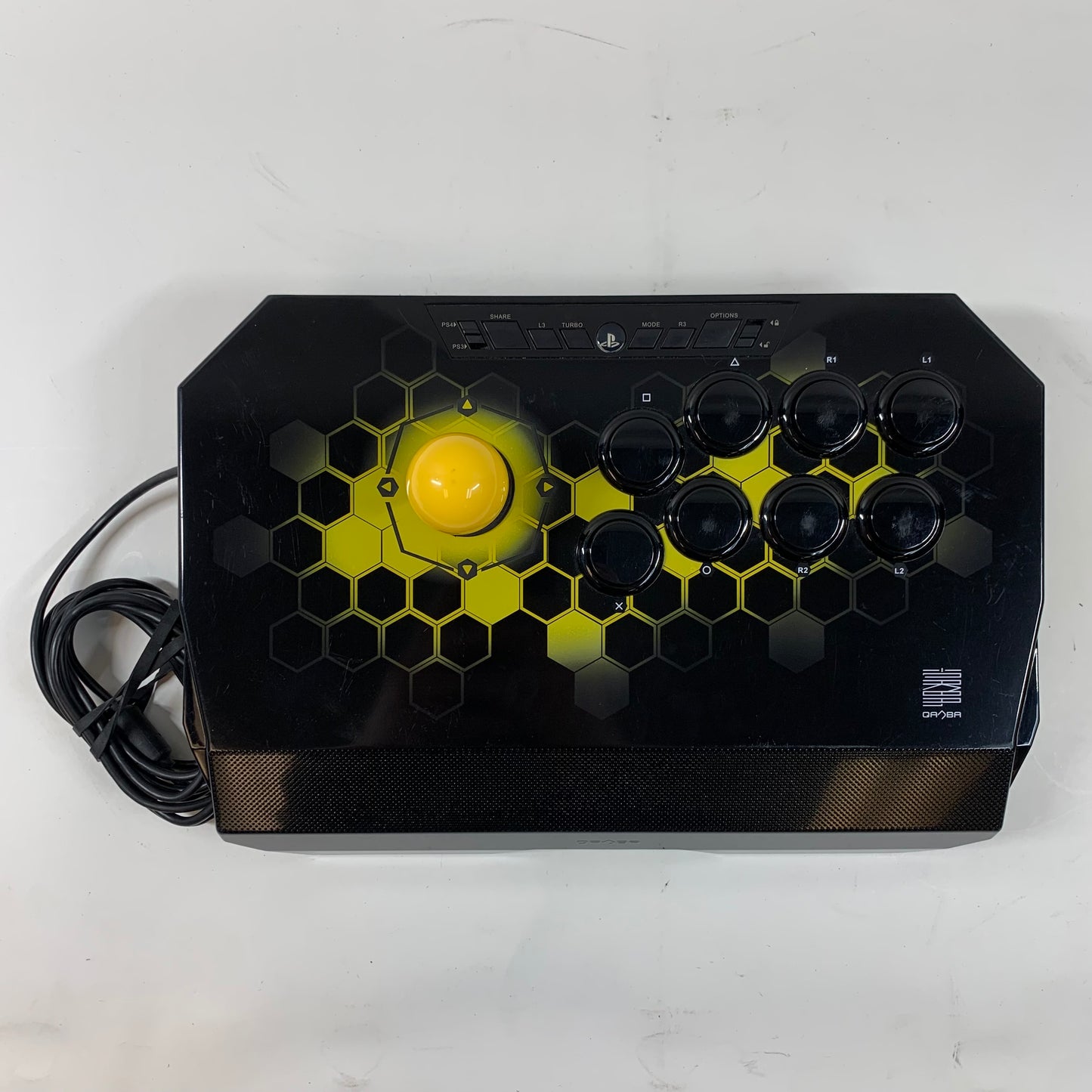 Qanba N2-PS4-01 Black/Yellow DRONE ARCADE JOYSTICK PS4/PC