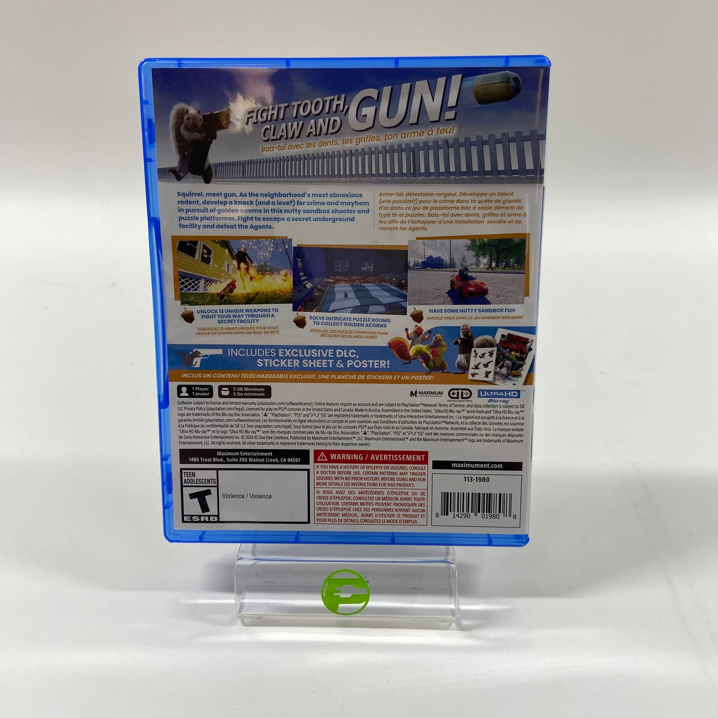Squirrel With A Gun (Sony PlayStation 5 PS5, 2024)