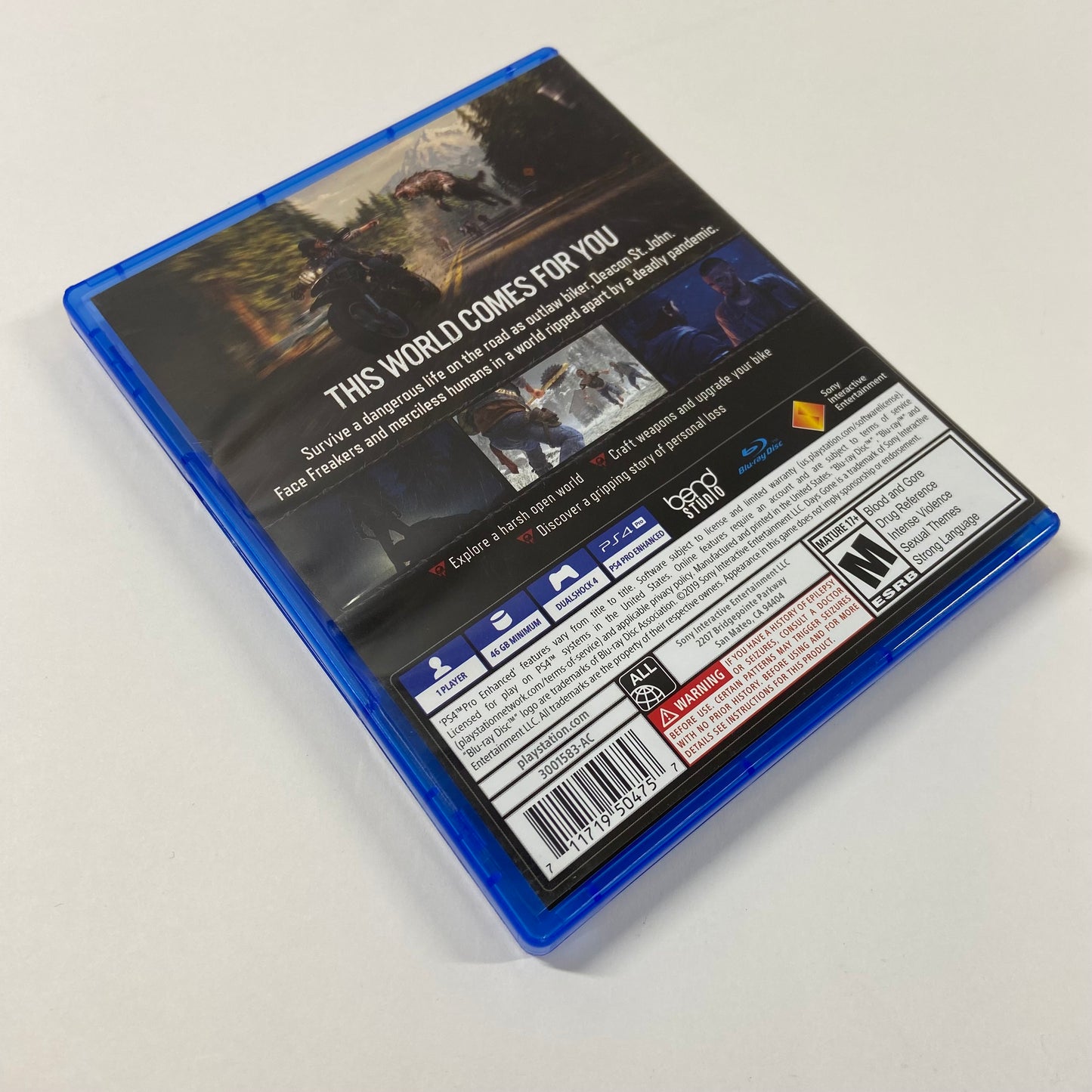 Days Gone (Sony PlayStation 4 PS4, 2019)