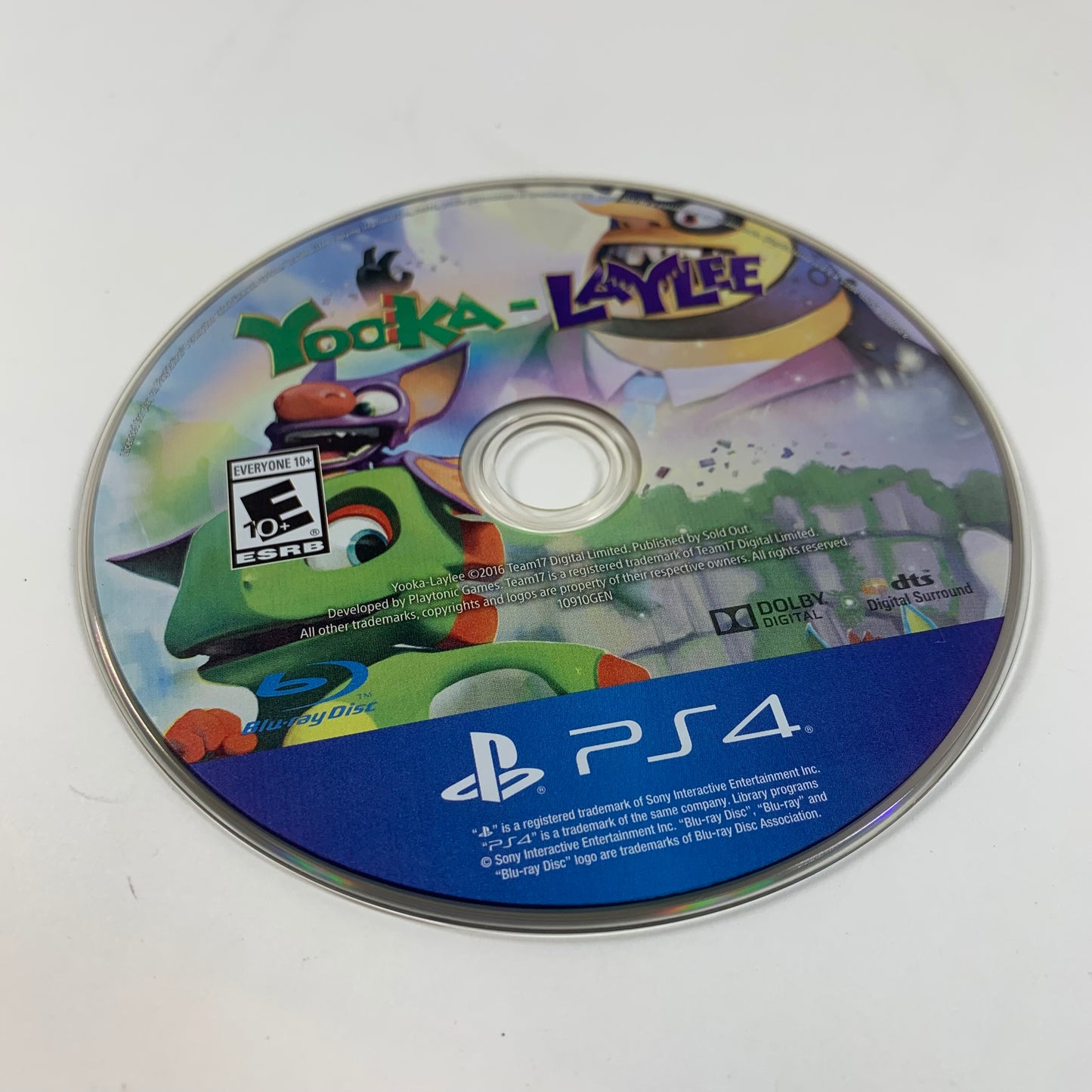 Yooka-Laylee (Sony PlayStation 4 PS4, 2017)