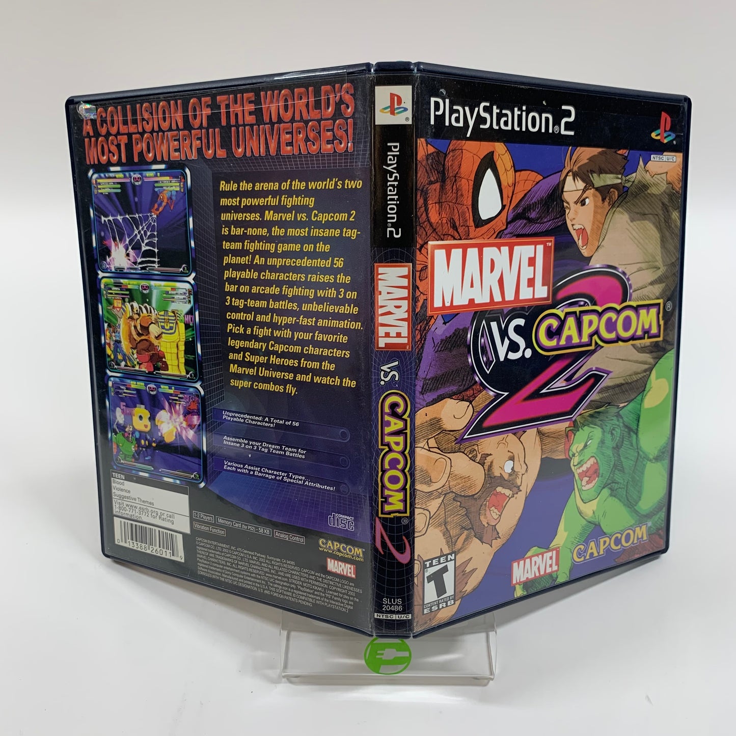 Marvel vs Capcom 2 (Sony PlayStation 2 PS2, 2002)