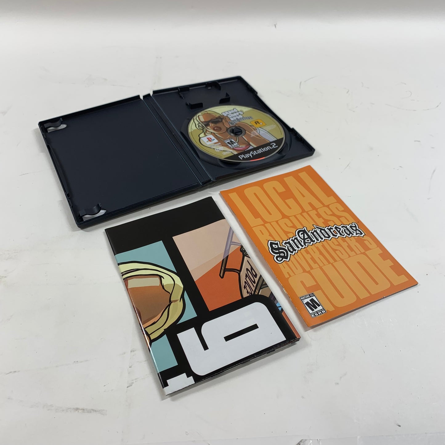 Grand Theft Auto San Andreas (Sony PlayStation 2 PS2, 2004)