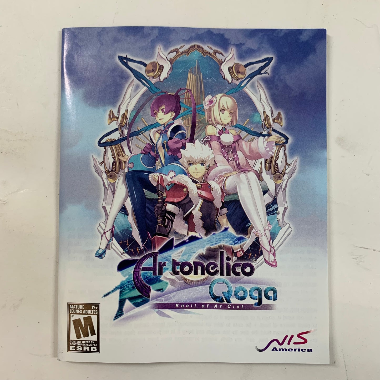 Ar Tonelico Qoga: Knell of Ar Ciel (Sony PlayStation 3 PS3, 2011)