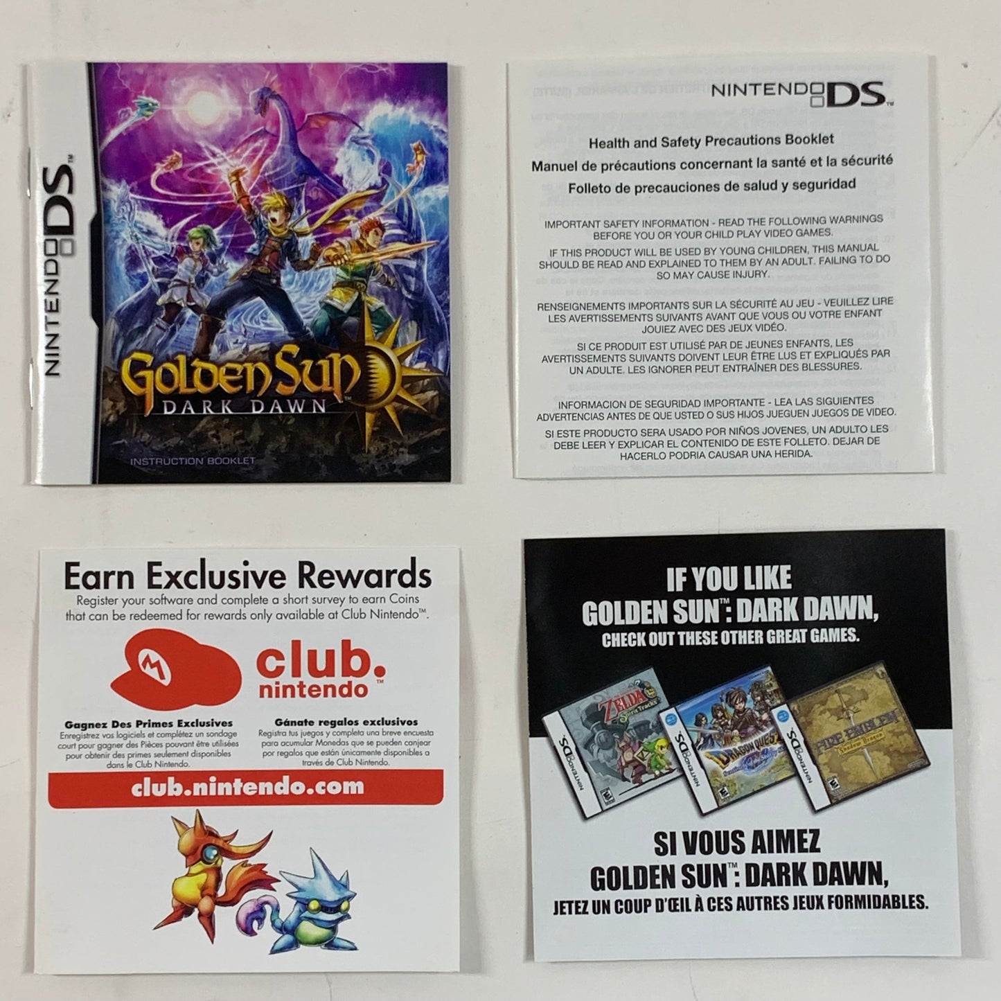 Golden Sun: Dark Dawn (Nintendo DS, 2010)