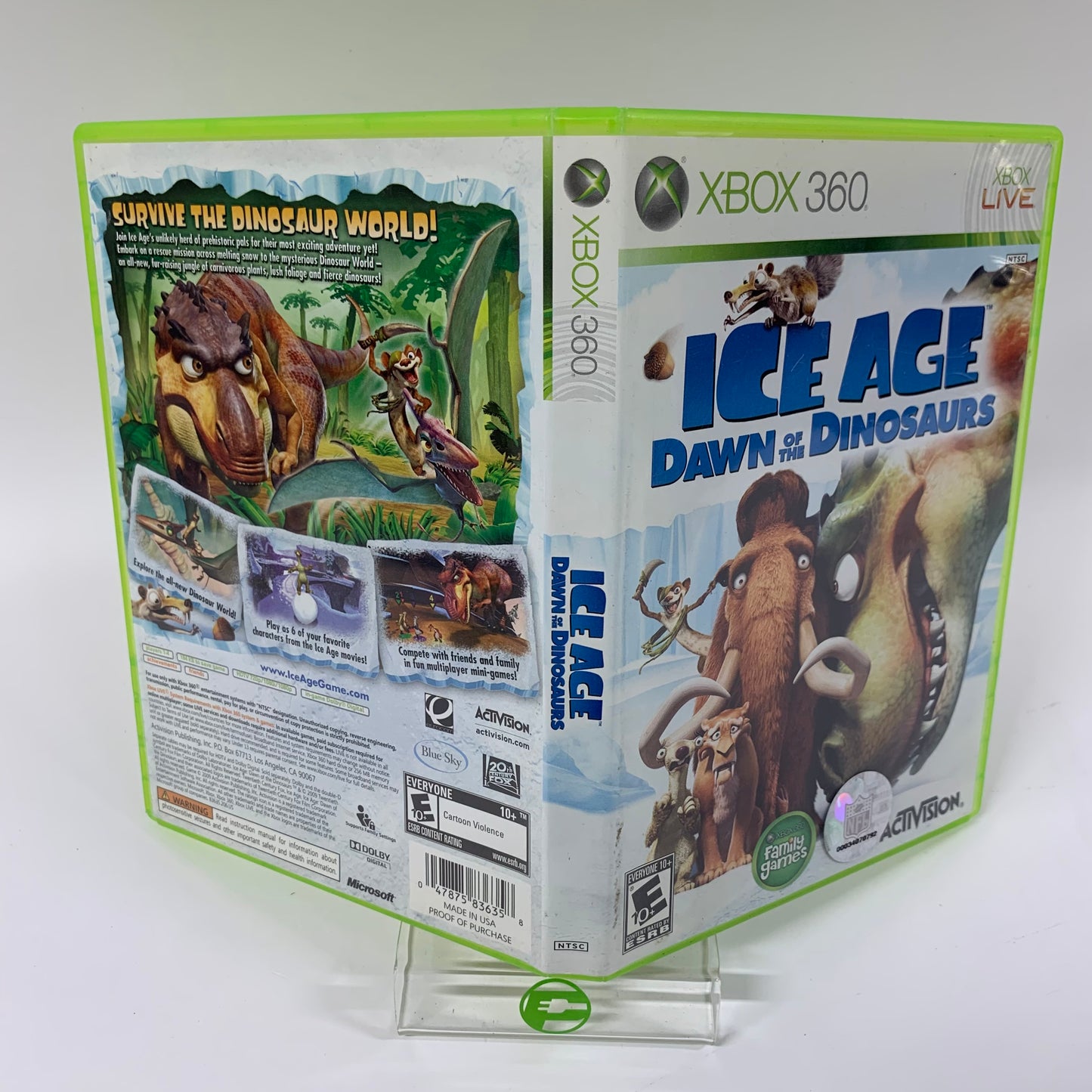 Ice Age: Dawn of the Dinosaurs (Microsoft Xbox 360, 2009)