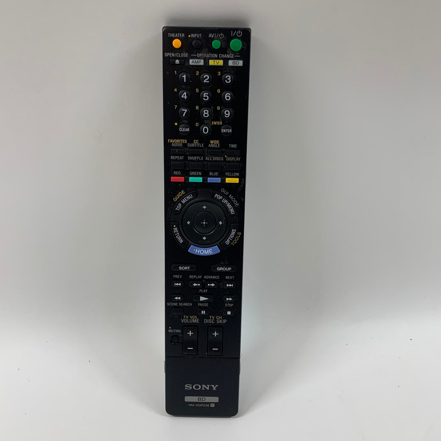 Sony Original Remote Control for BDP-CX7000ES, BDP-CX960 RM-ADP036 Genuine OEM