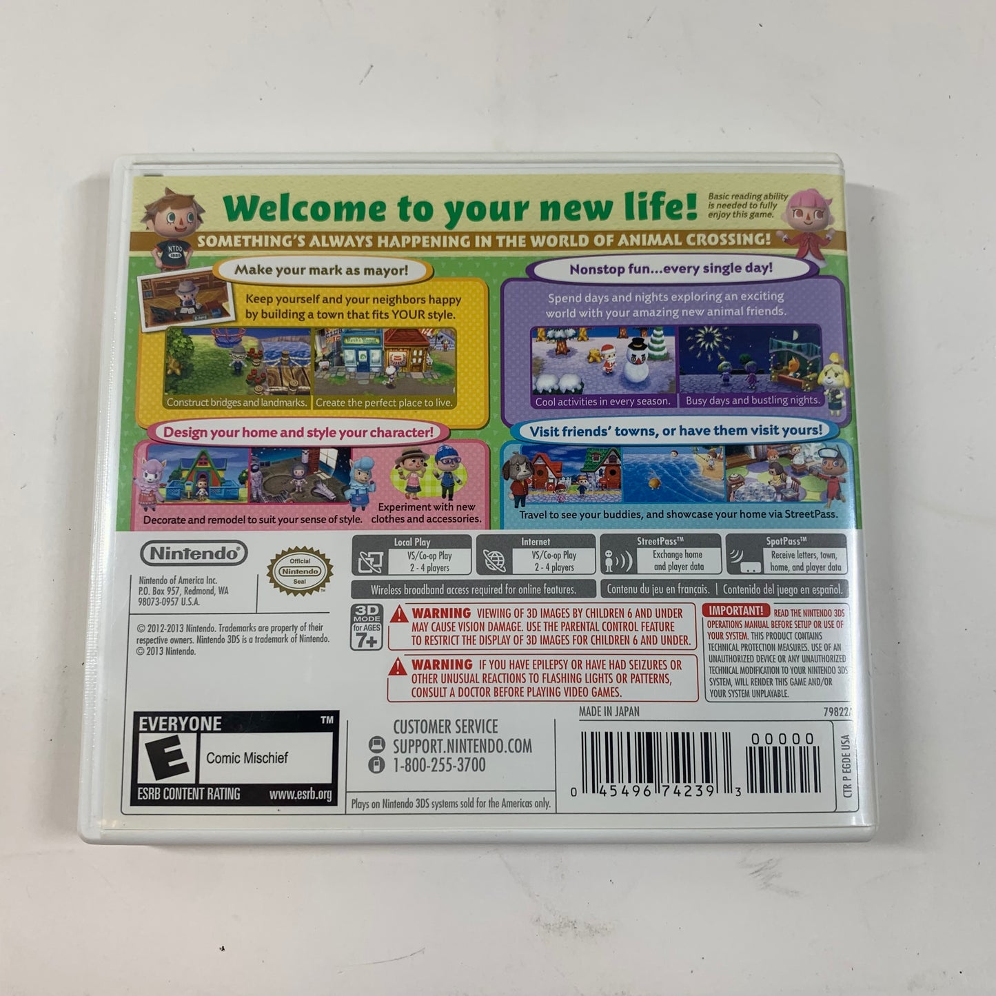 Animal Crossing: New Leaf (Nintendo 3DS, 2013)