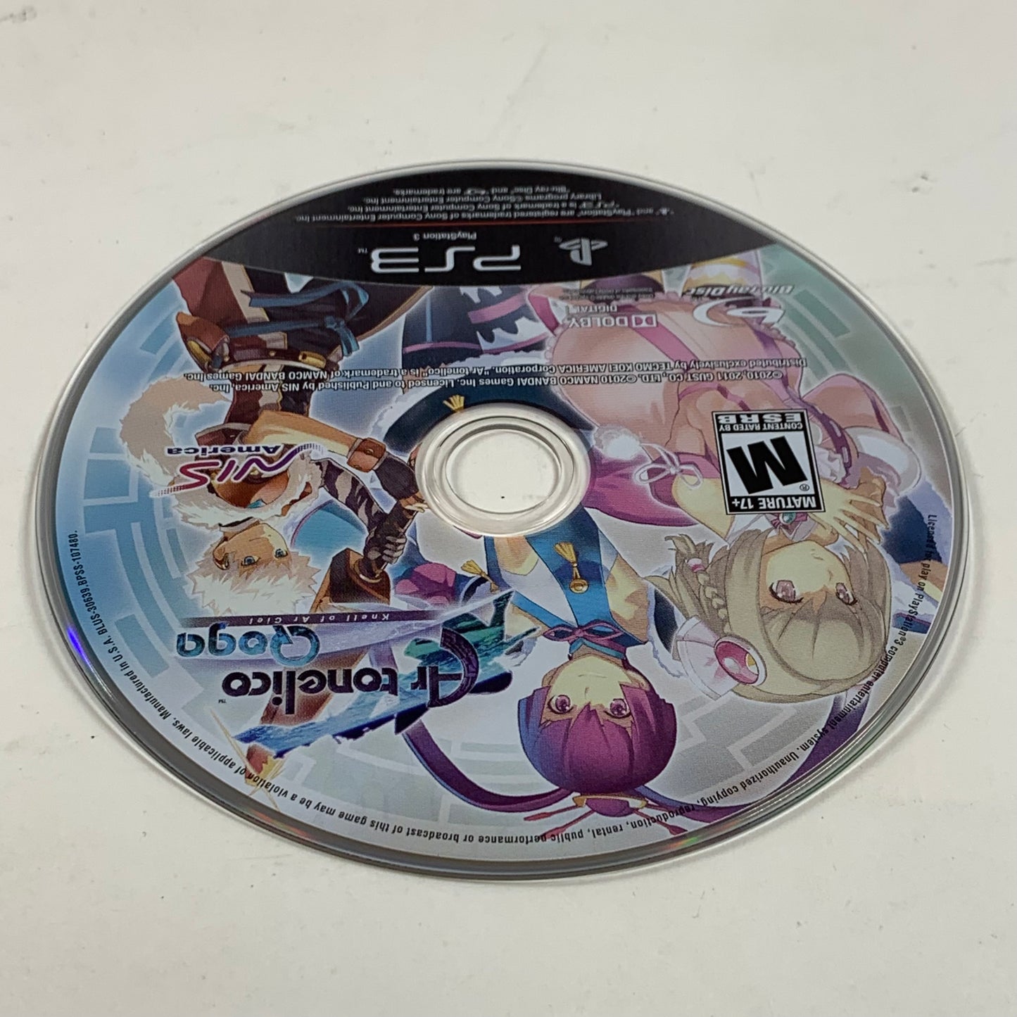 Ar Tonelico Qoga: Knell of Ar Ciel (Sony PlayStation 3 PS3, 2011)