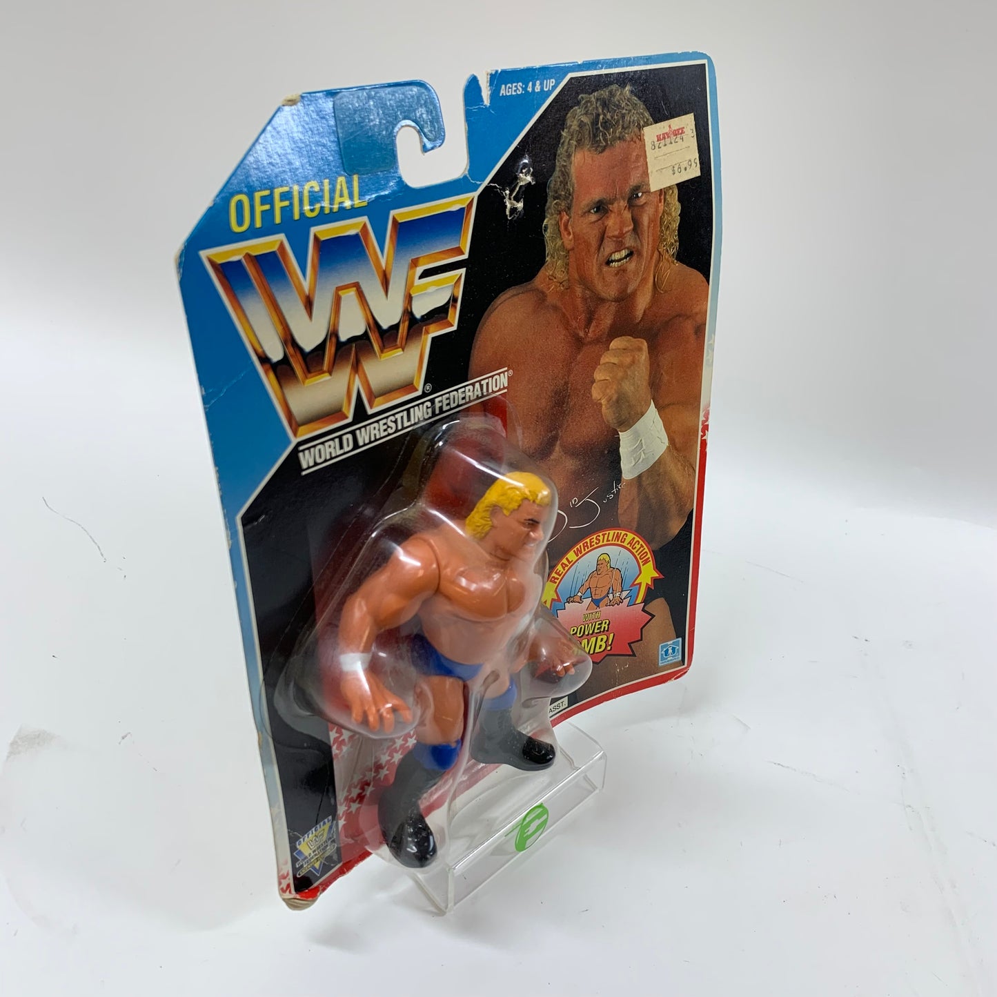 WWF Sid Vicious Justice Hasbro Wrestling Figure WWE Blue Card Series 5 7342/7275