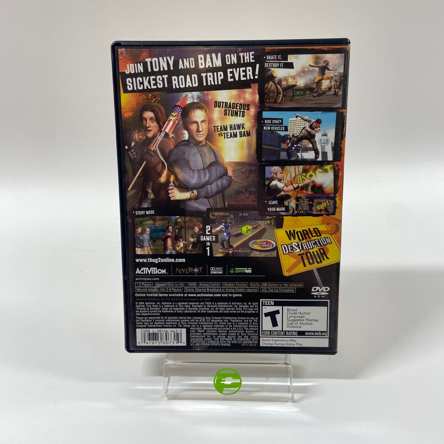 Tony Hawk Underground 2 (Sony PlayStation 2 PS2, 2004)