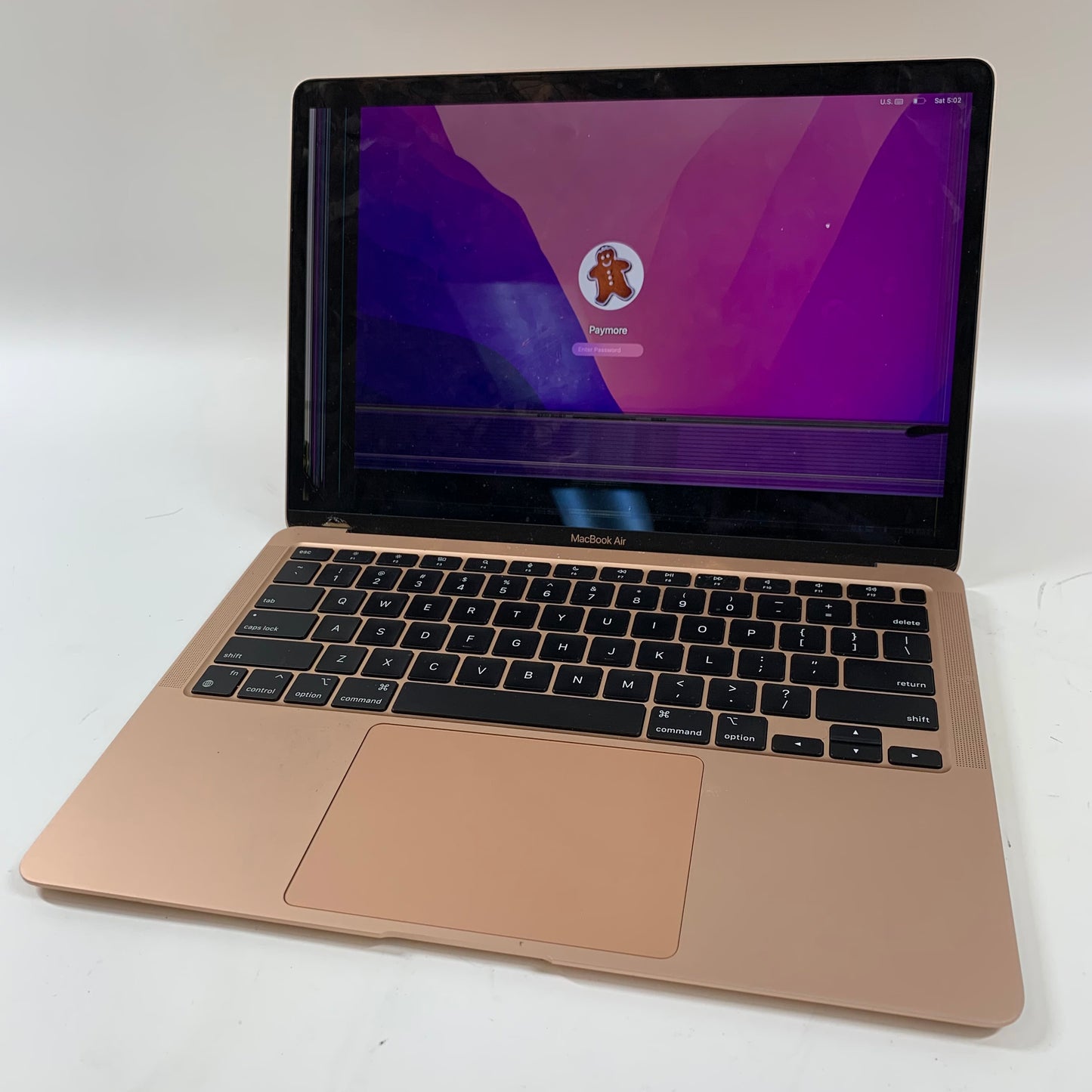 2020 Apple MacBook Air 13.3" M1 7C GPU 3.2GHz 8GB RAM 250GB SSD A2337 FOR PARTS