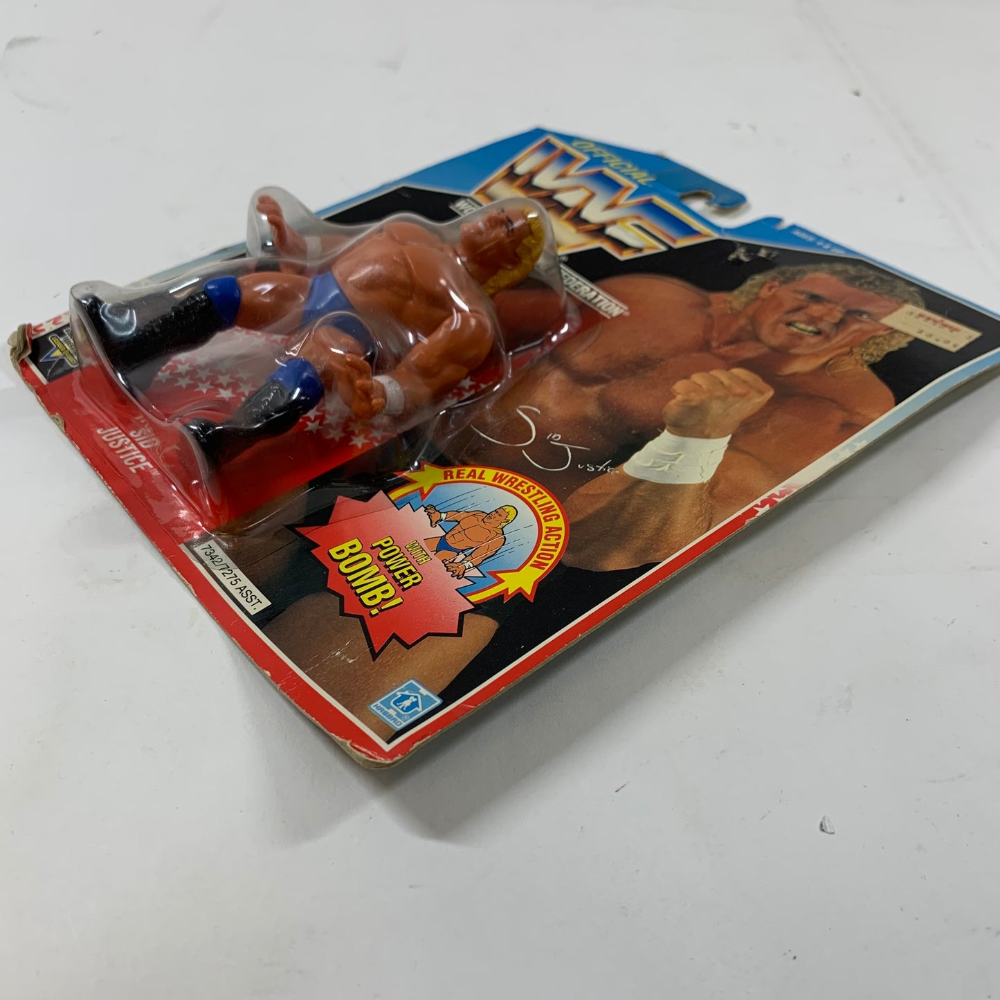 WWF Sid Vicious Justice Hasbro Wrestling Figure WWE Blue Card Series 5 7342/7275