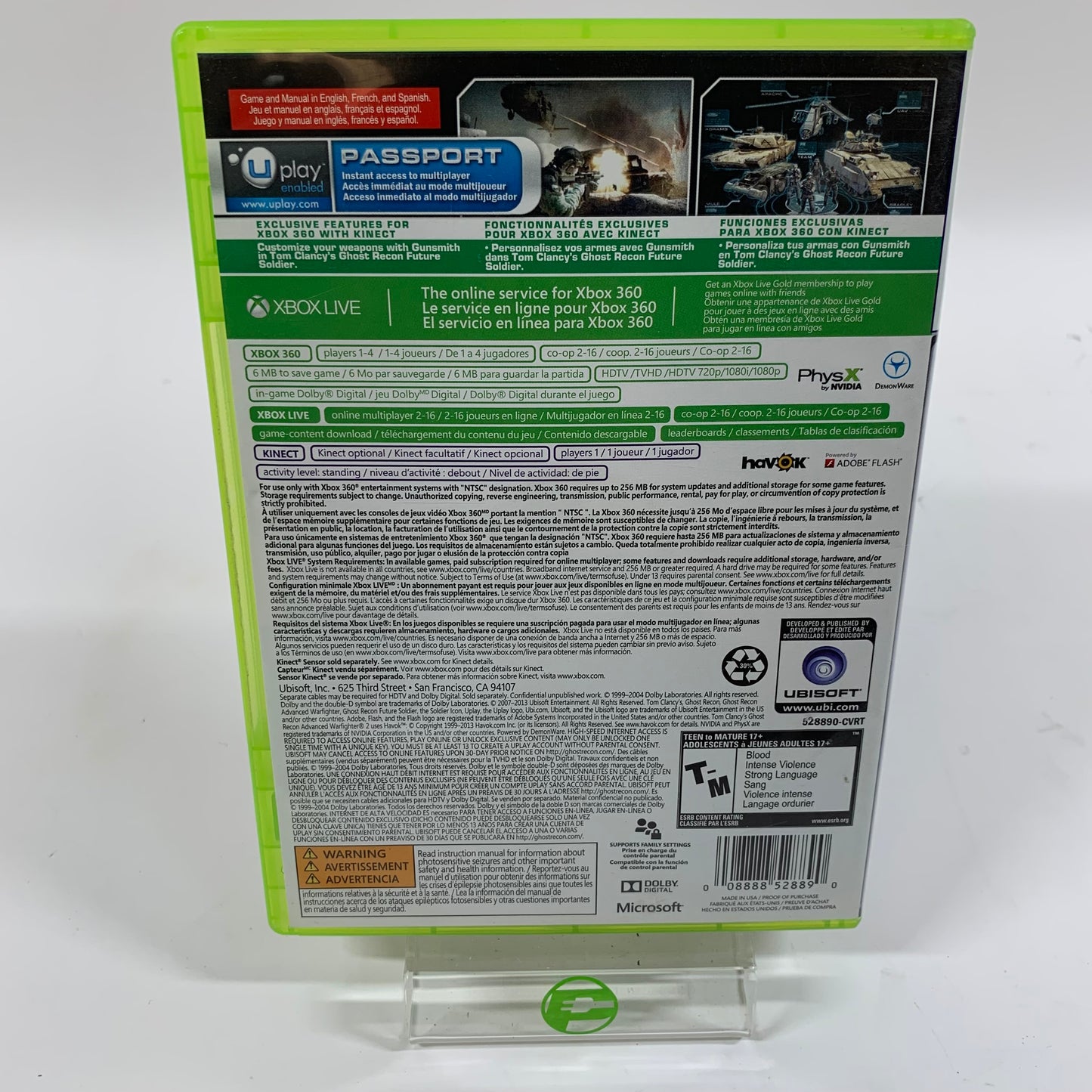 Ghost Recon Trilogy (Microsoft Xbox 360, 2013)
