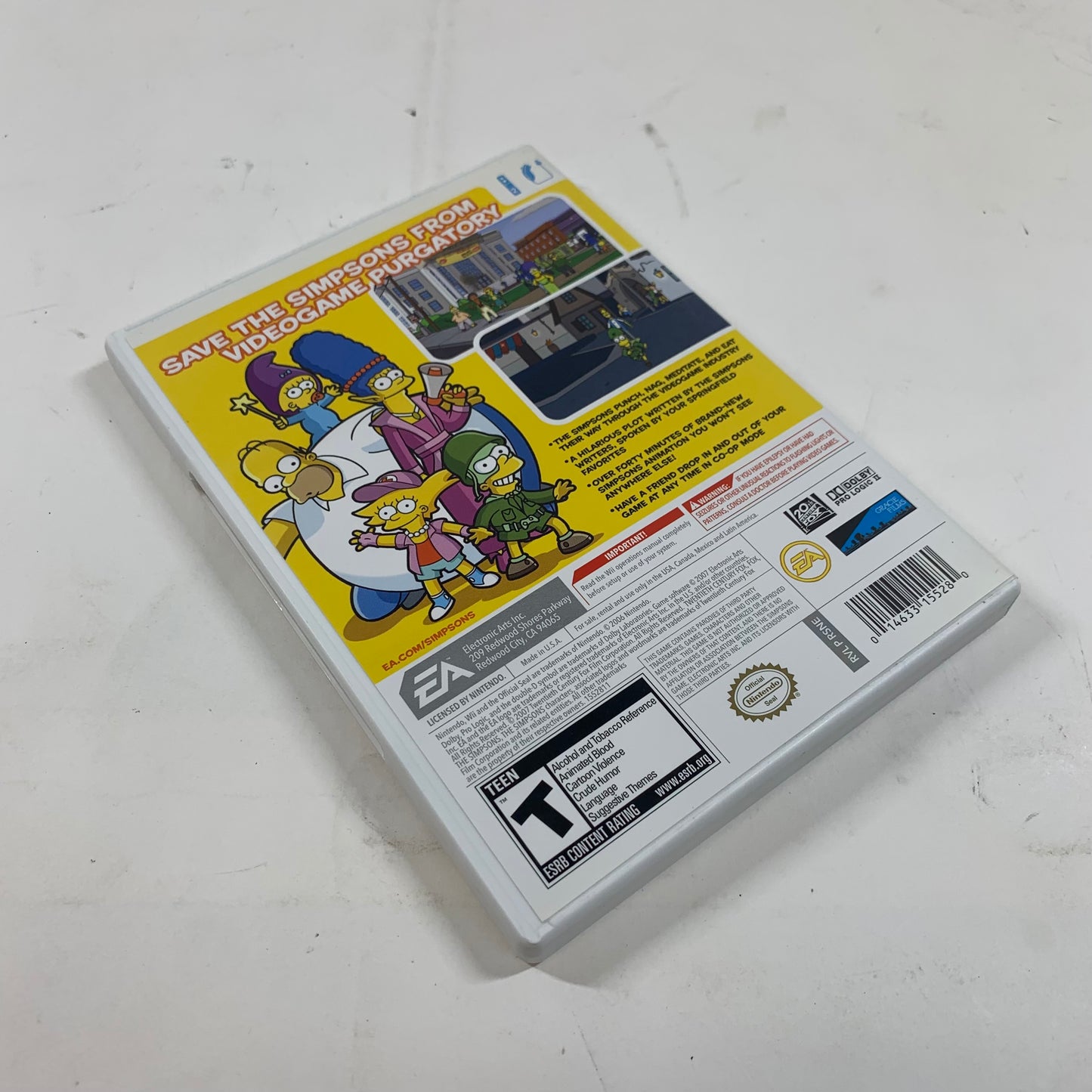 The Simpsons Game (Nintendo Wii, 2007)