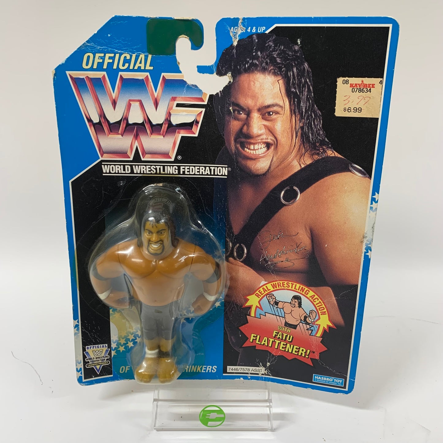 Fatu Flattener WWF WWE Hasbro Wrestling Figure Series 5 Action Figure 7446/7578