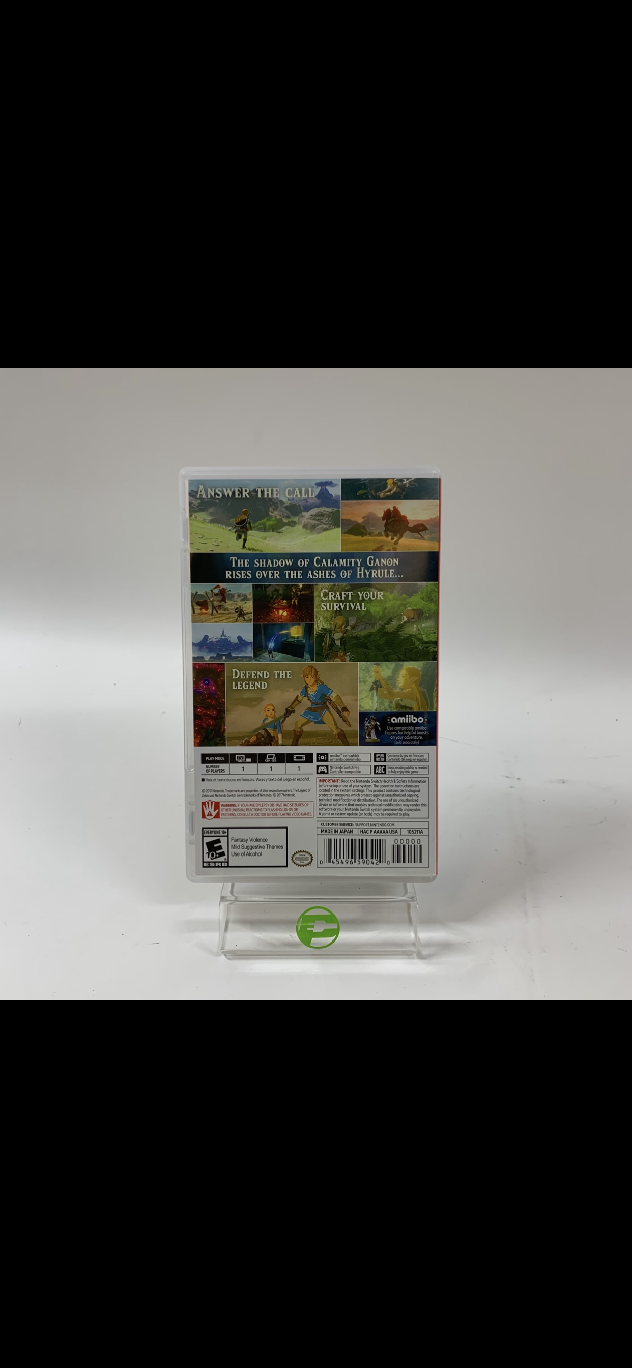 Zelda Breath of the Wild (Nintendo Switch, 2017)