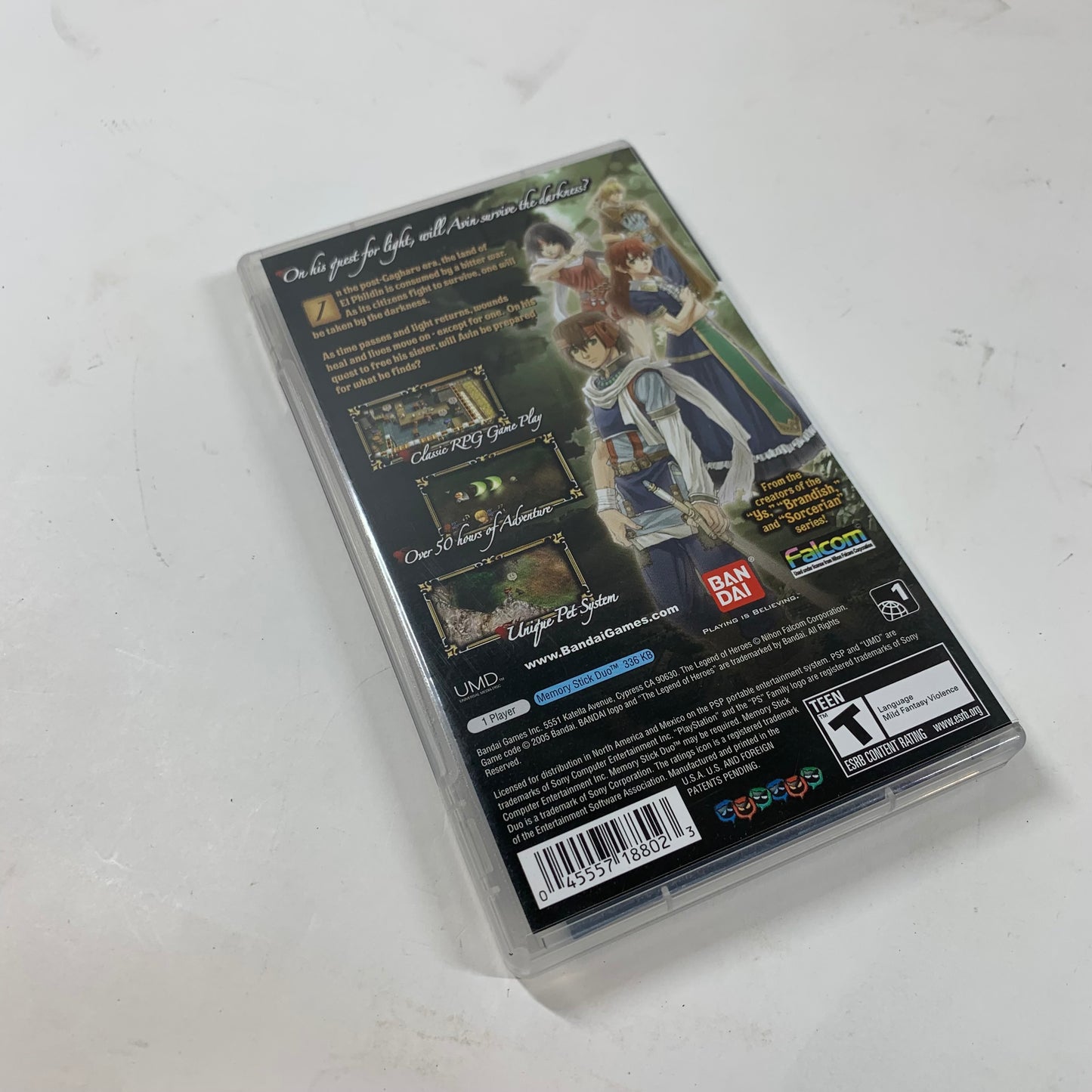 Legend of Heroes A Tear of Vermillion (Sony PlayStation Portable PSP, 2005)