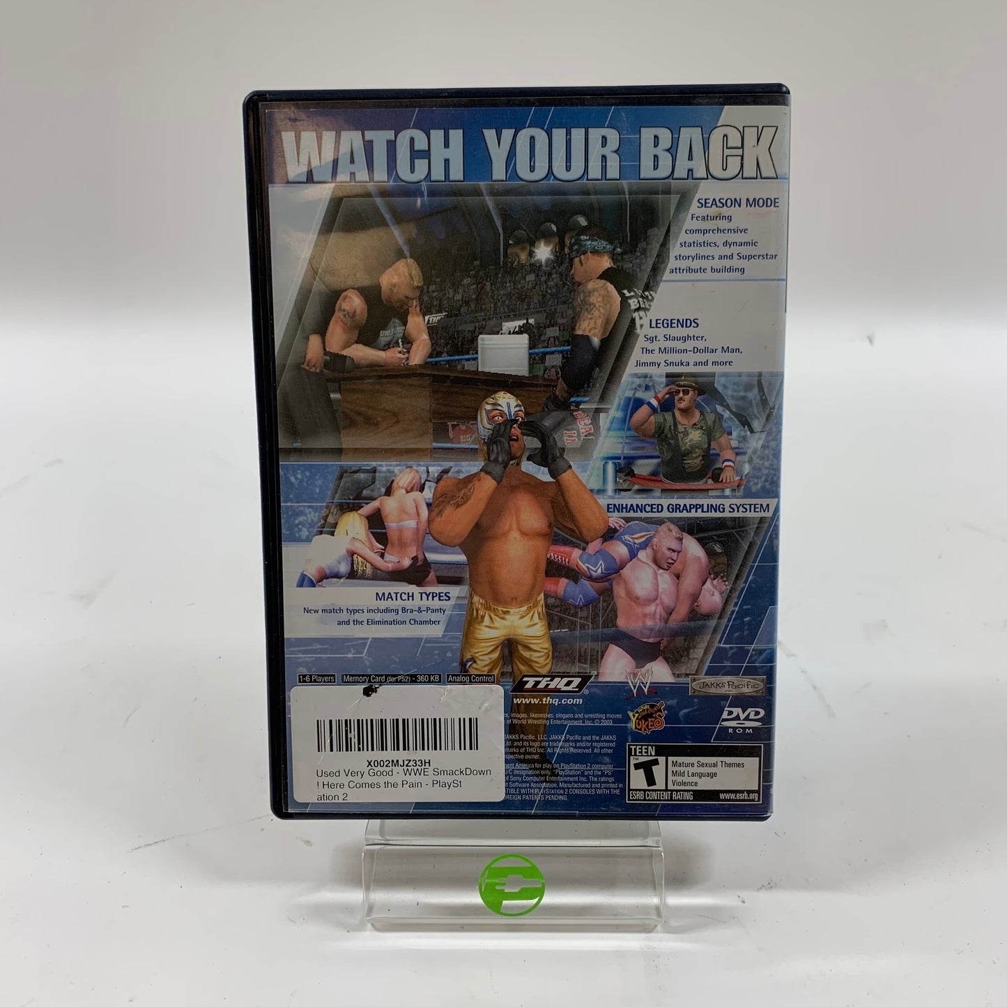 WWE Smackdown Here Comes the Pain (Sony PlayStation 2 PS2, 2003)