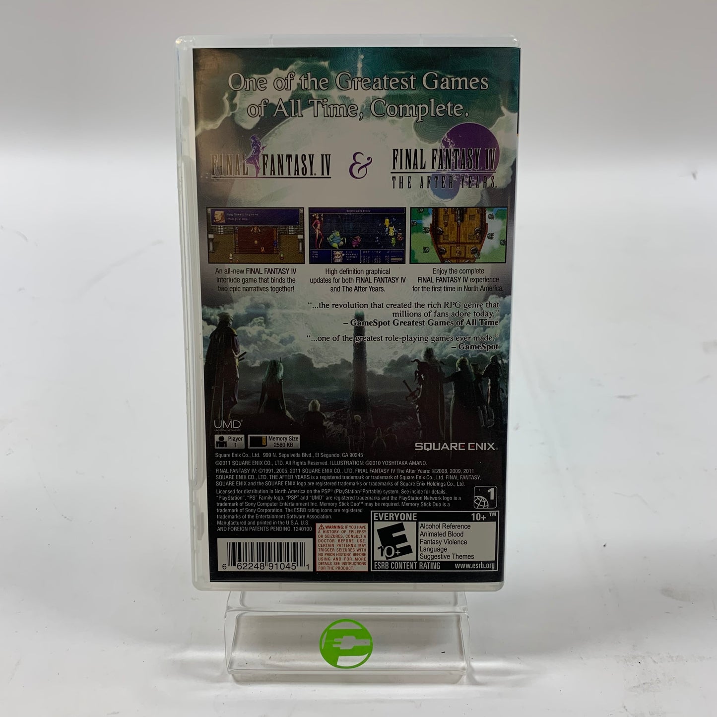 Final Fantasy IV (Sony PlayStation Portable PSP, 2011)