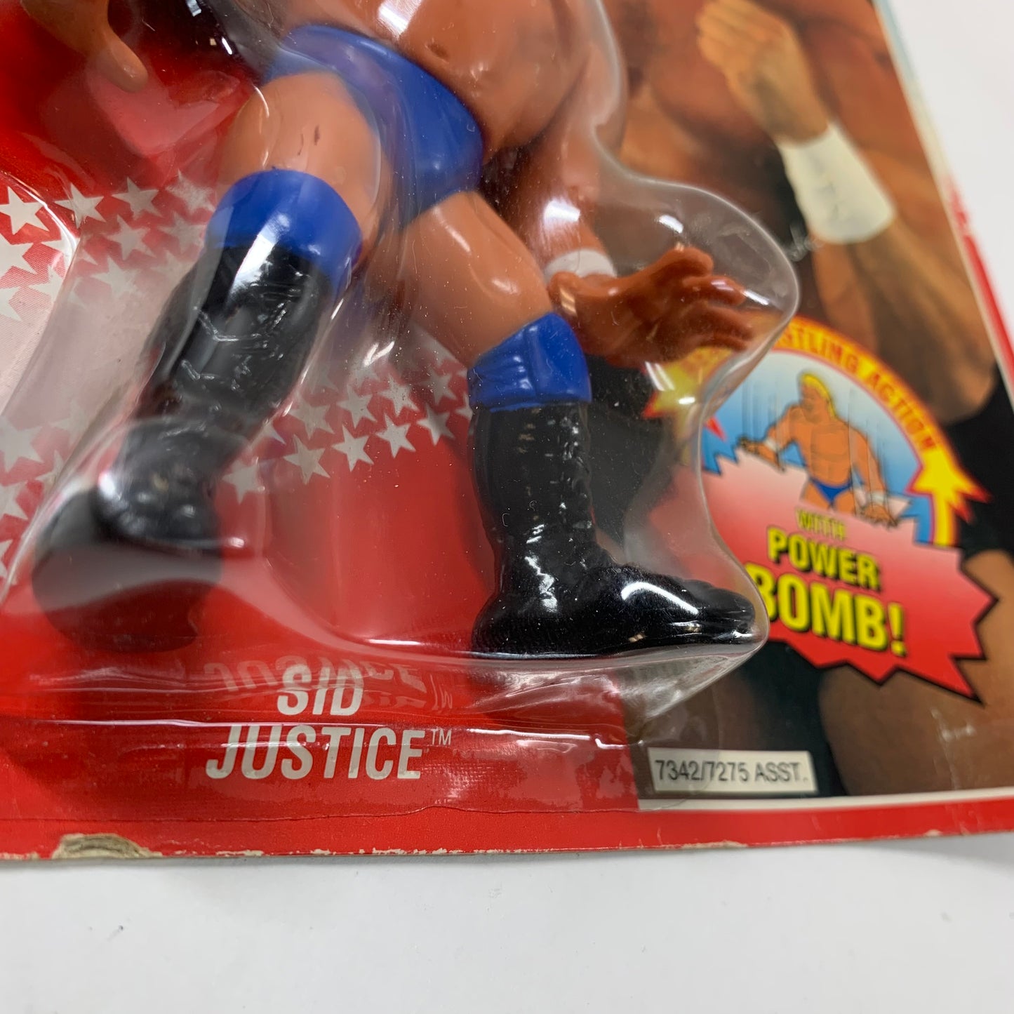 WWF Sid Vicious Justice Hasbro Wrestling Figure WWE Blue Card Series 5 7342/7275