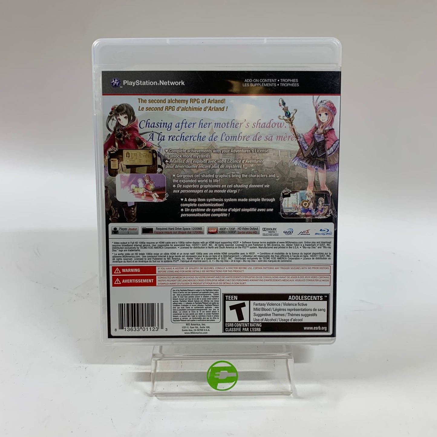 Atelier Totori: The Adventurer of Arland (Sony PlayStation 3 PS3, 2011)