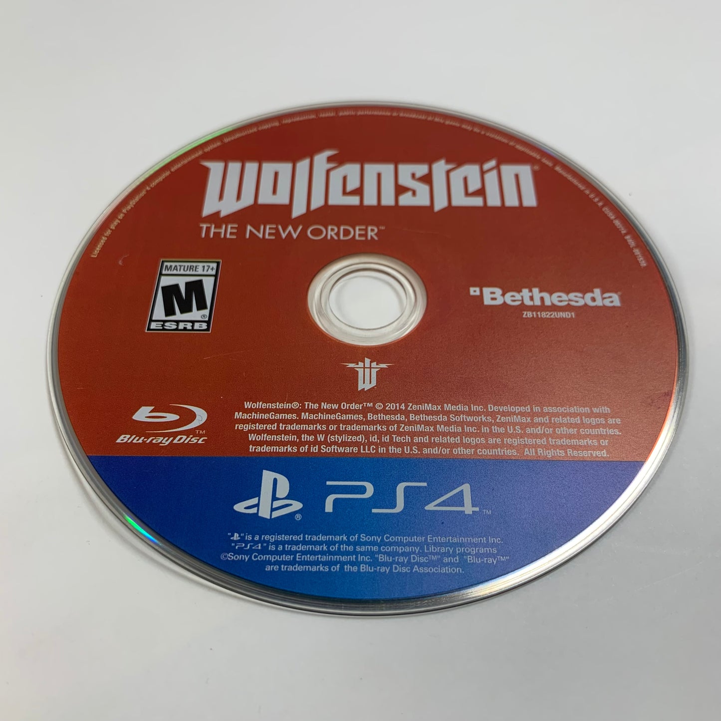 Wolfenstein: The New Order (Sony PlayStation 4 PS4, 2014)
