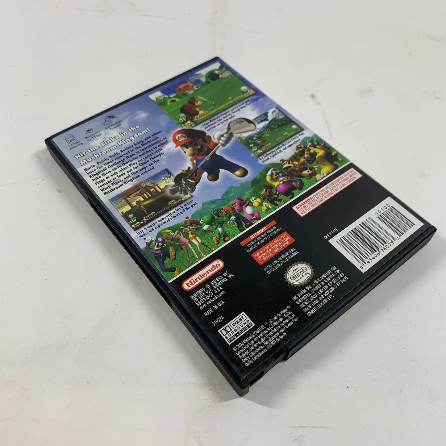 Mario Golf Toadstool Tour (Nintendo GameCube, 2003)