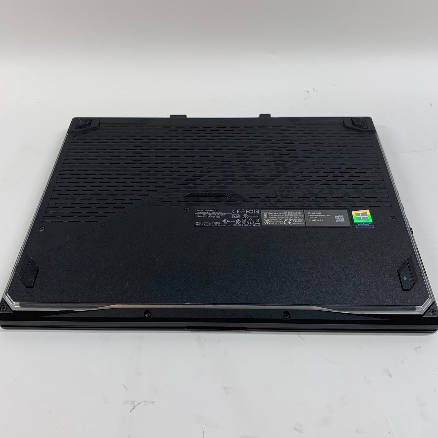 ASUS G512LI G512LI-RS73 15.6" i7 10750H 8GB RAM 500GB SSD GeForce GTX 1650 Ti