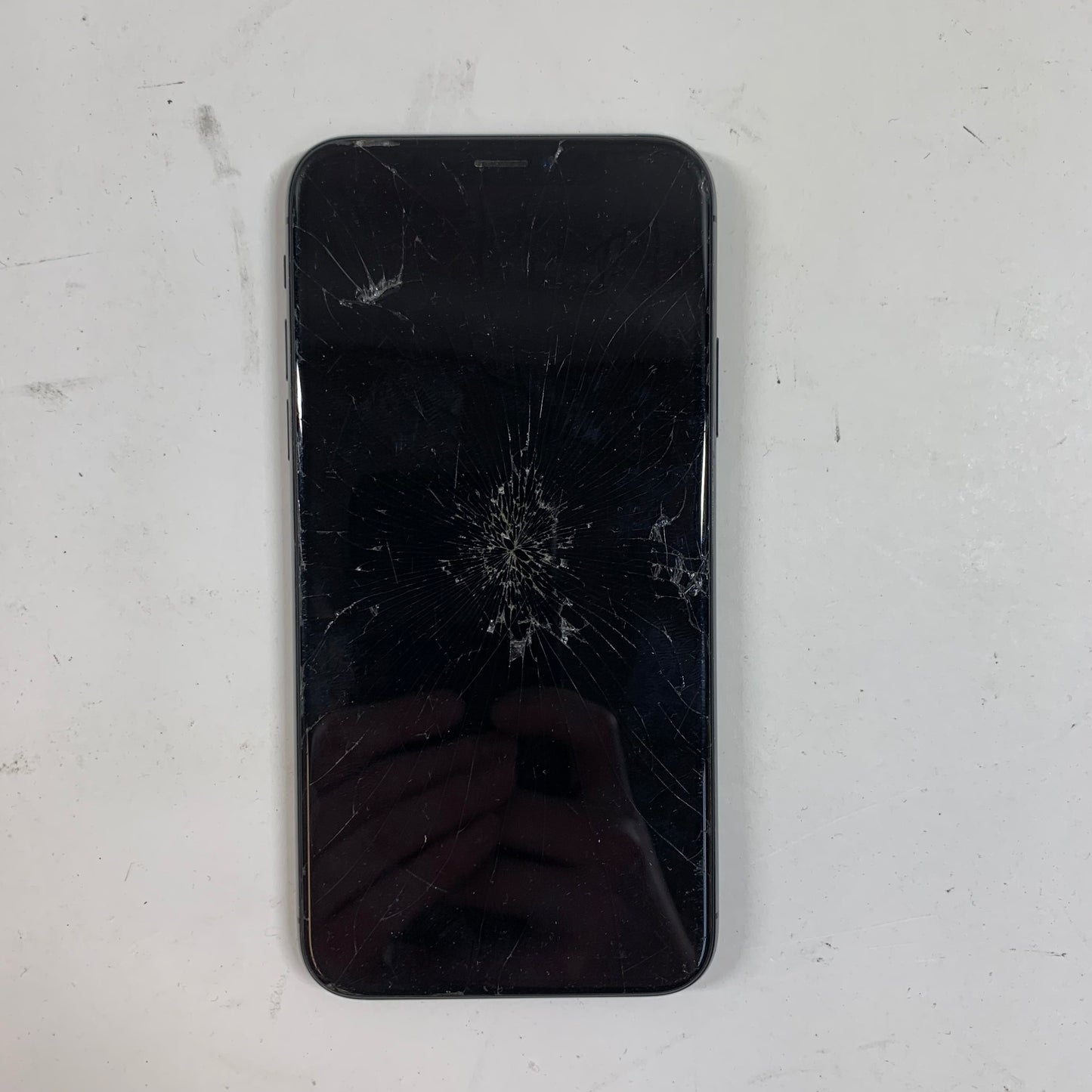 Unlocked Apple iPhone X 64GB Cracked Front and Back