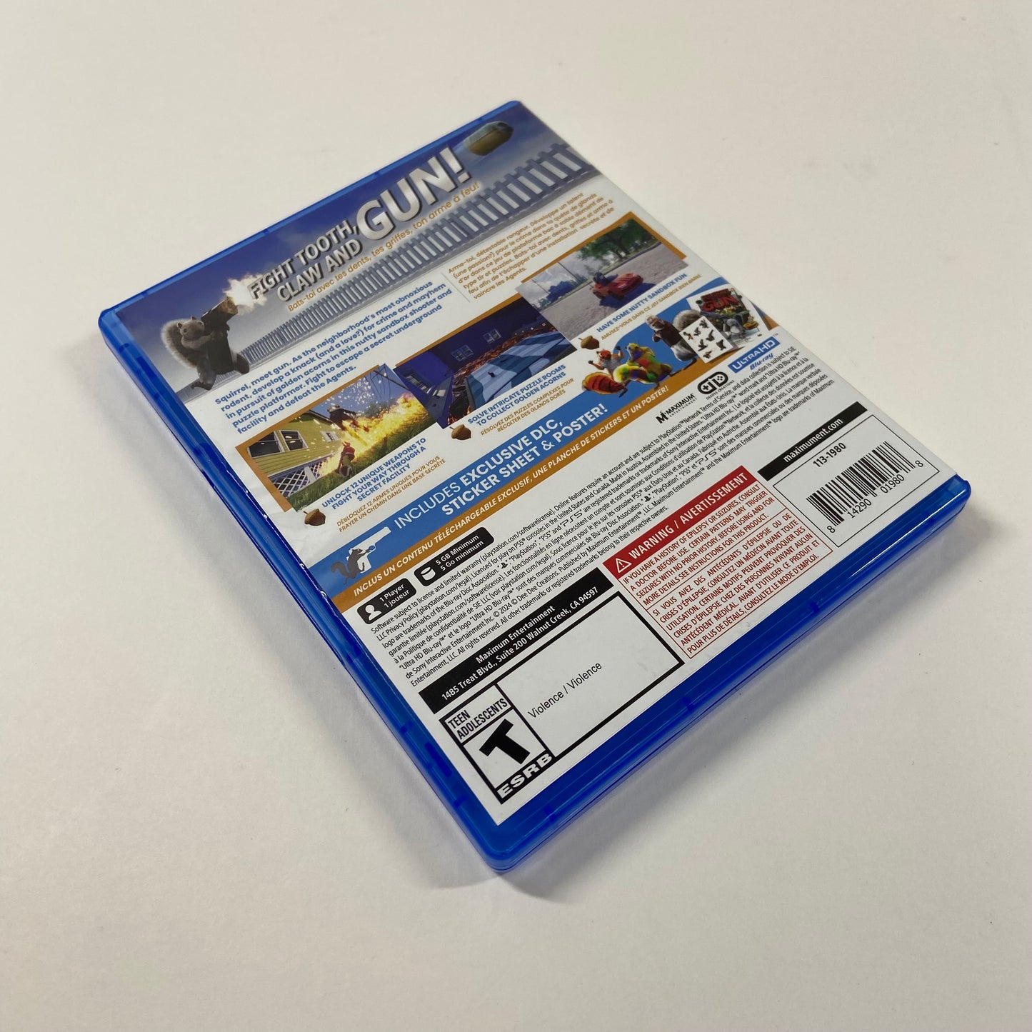 Squirrel With A Gun (Sony PlayStation 5 PS5, 2024)