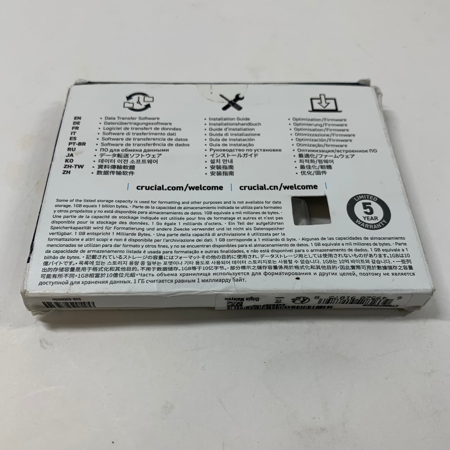 Crucial 2280mm P3 M.2 2280 500GB M.2 NVMe Gen 3.0 x 4 SSD CT500P3SSD8