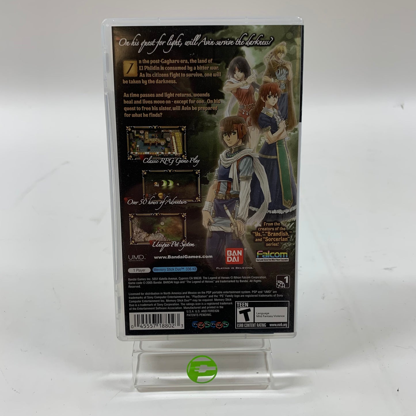 Legend of Heroes A Tear of Vermillion (Sony PlayStation Portable PSP, 2005)
