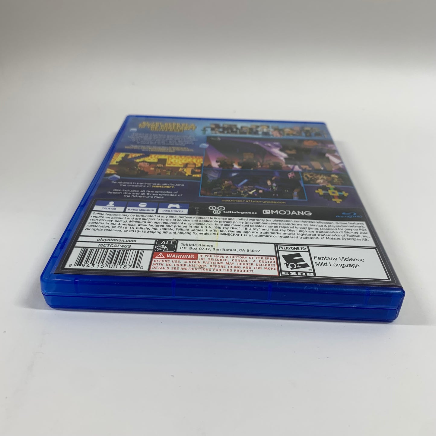 Minecraft: Story Mode Complete Adventure (Sony PlayStation 4 PS4, 2016)