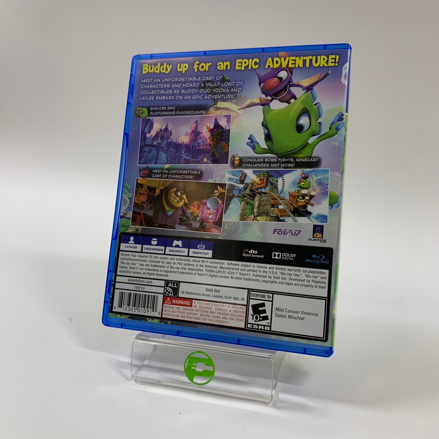 Yooka-Laylee (Sony PlayStation 4 PS4, 2017)