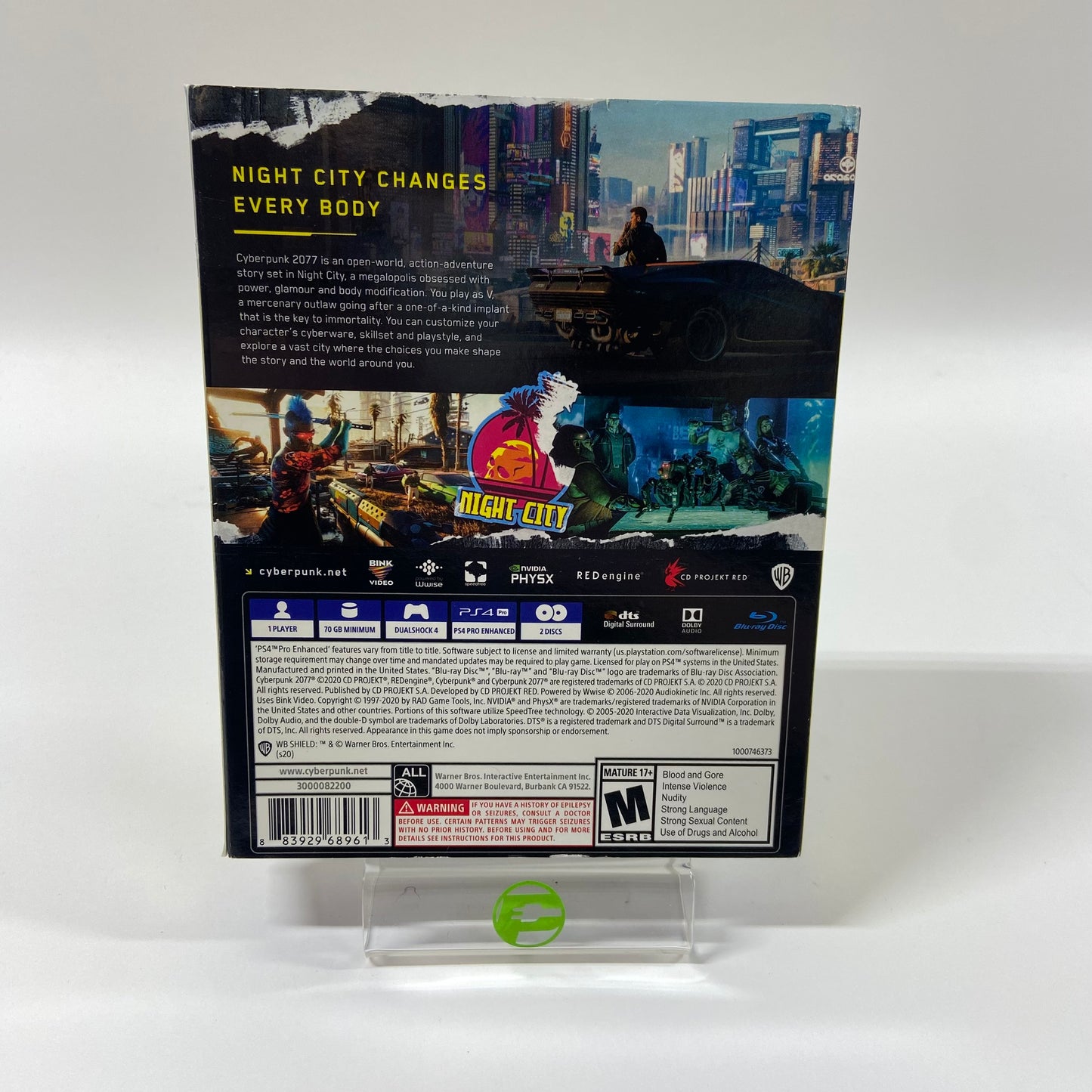 Cyberpunk 2077 [With Extras] (Sony PlayStation 4 PS4, NaN)