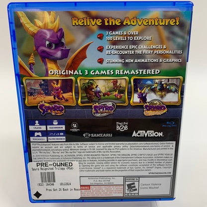 Spyro Reignited Trilogy (Sony PlayStation 4 PS4, 2018)