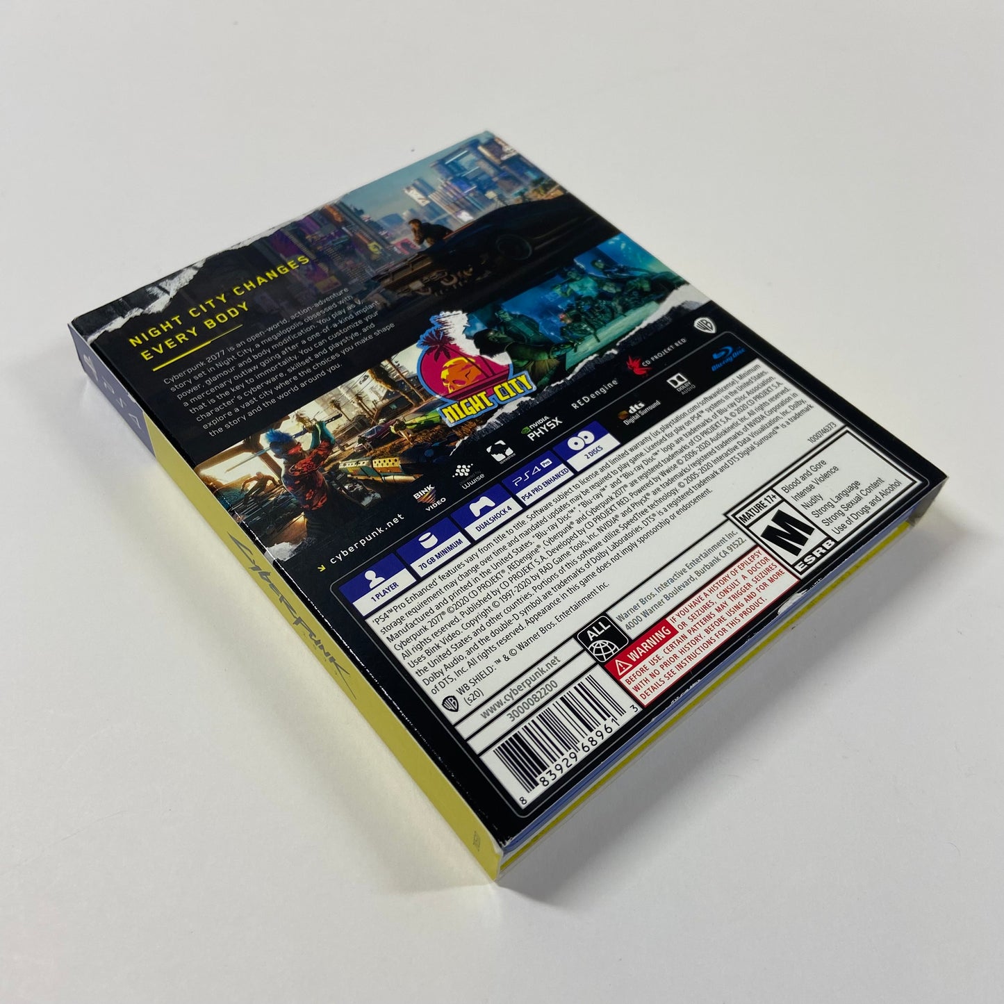 Cyberpunk 2077 [With Extras] (Sony PlayStation 4 PS4, NaN)