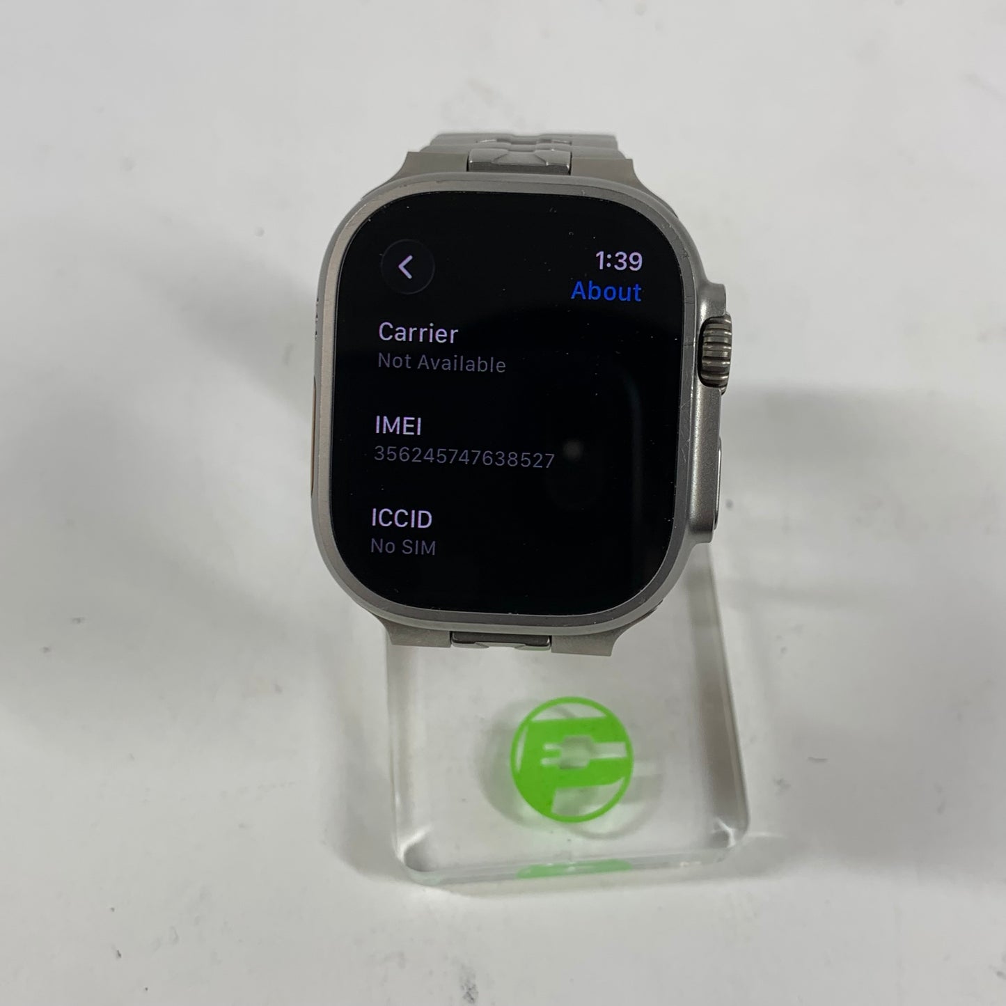 Unlocked Apple Watch Ultra 2 49MM Natural Titanium Aftermarket Band MX4D3LW/A