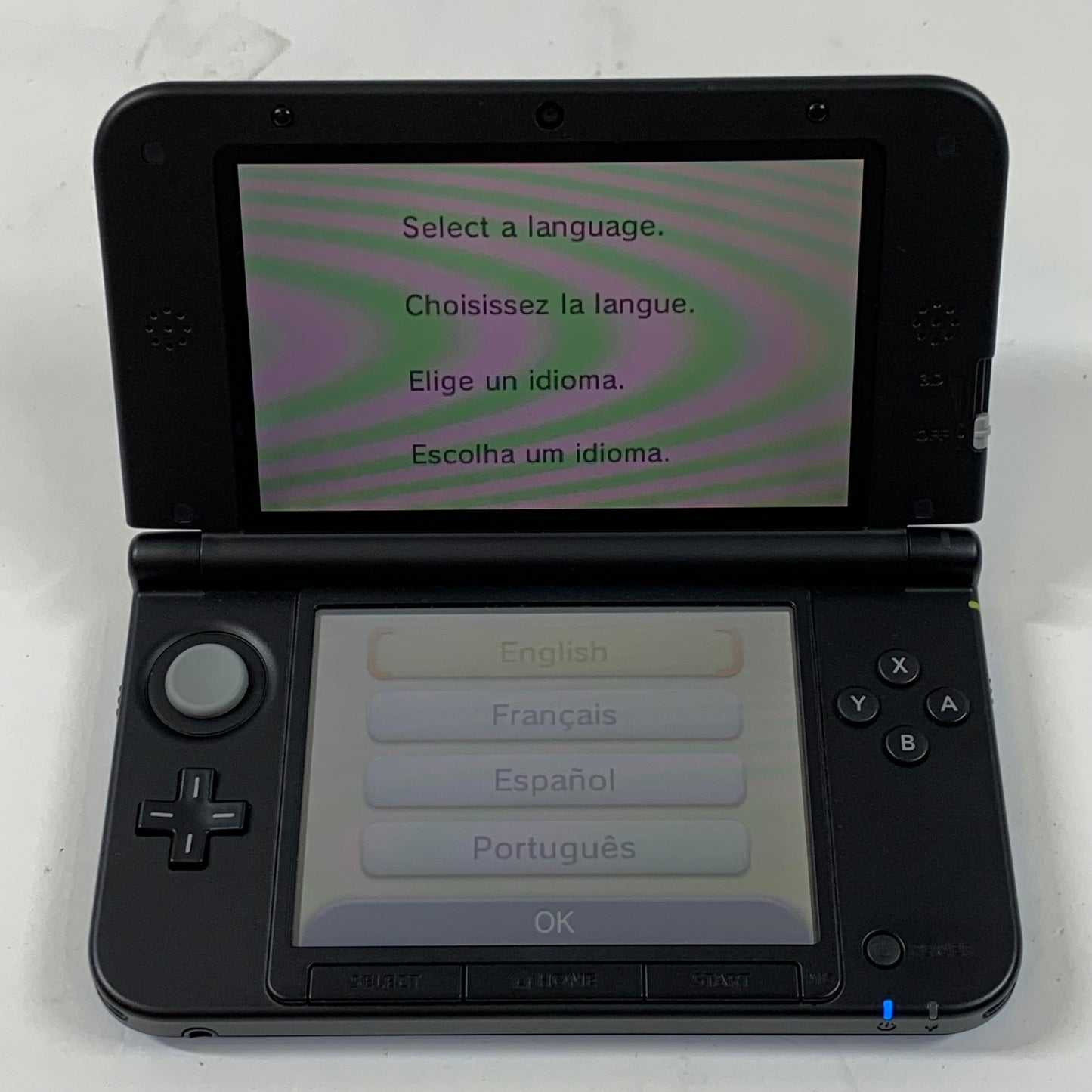 Nintendo 3DS XL Handheld Game Console SPR-001 Cobalt Blue